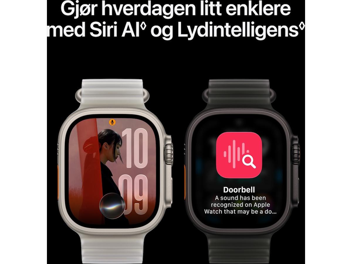 Apple Watch Ultra 4 GPS + LTE 49mm Titanium (black) Smartklokker