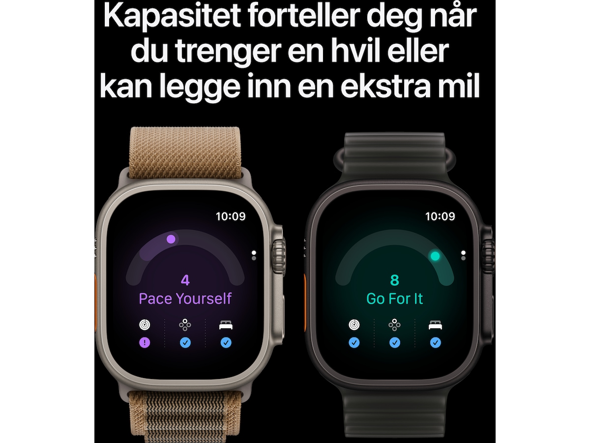 Apple Watch Ultra 4 GPS + LTE 49mm titan (natural) Smartklokker