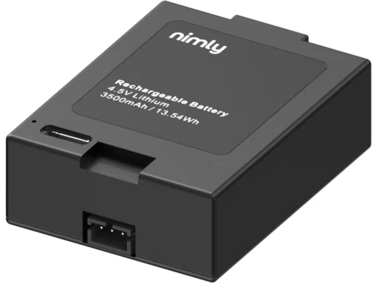nimly Oppladbart Batteri 4.5V 3500mAh USB-C Diverse sikkerhet