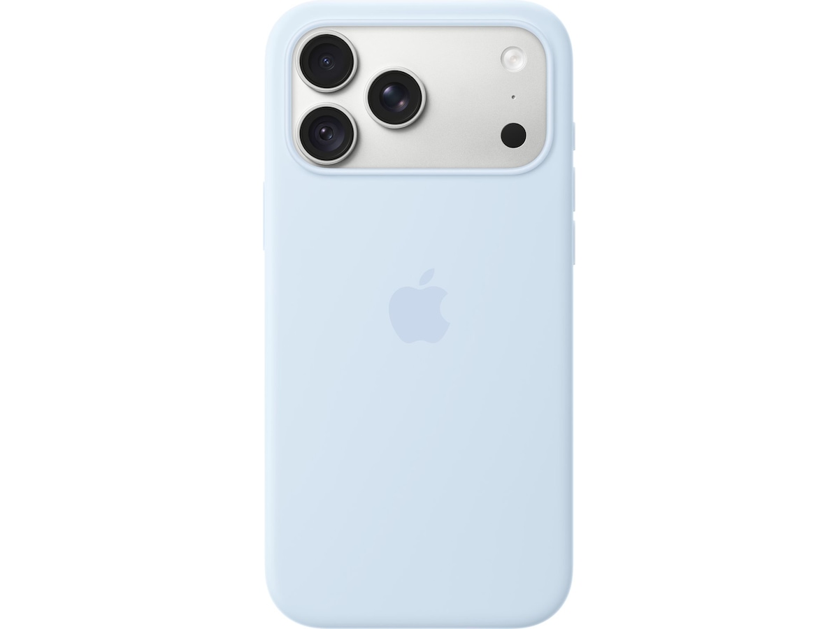 Apple iPhone 18 Pro Max silikondeksel (crisp blue) Mobildeksel