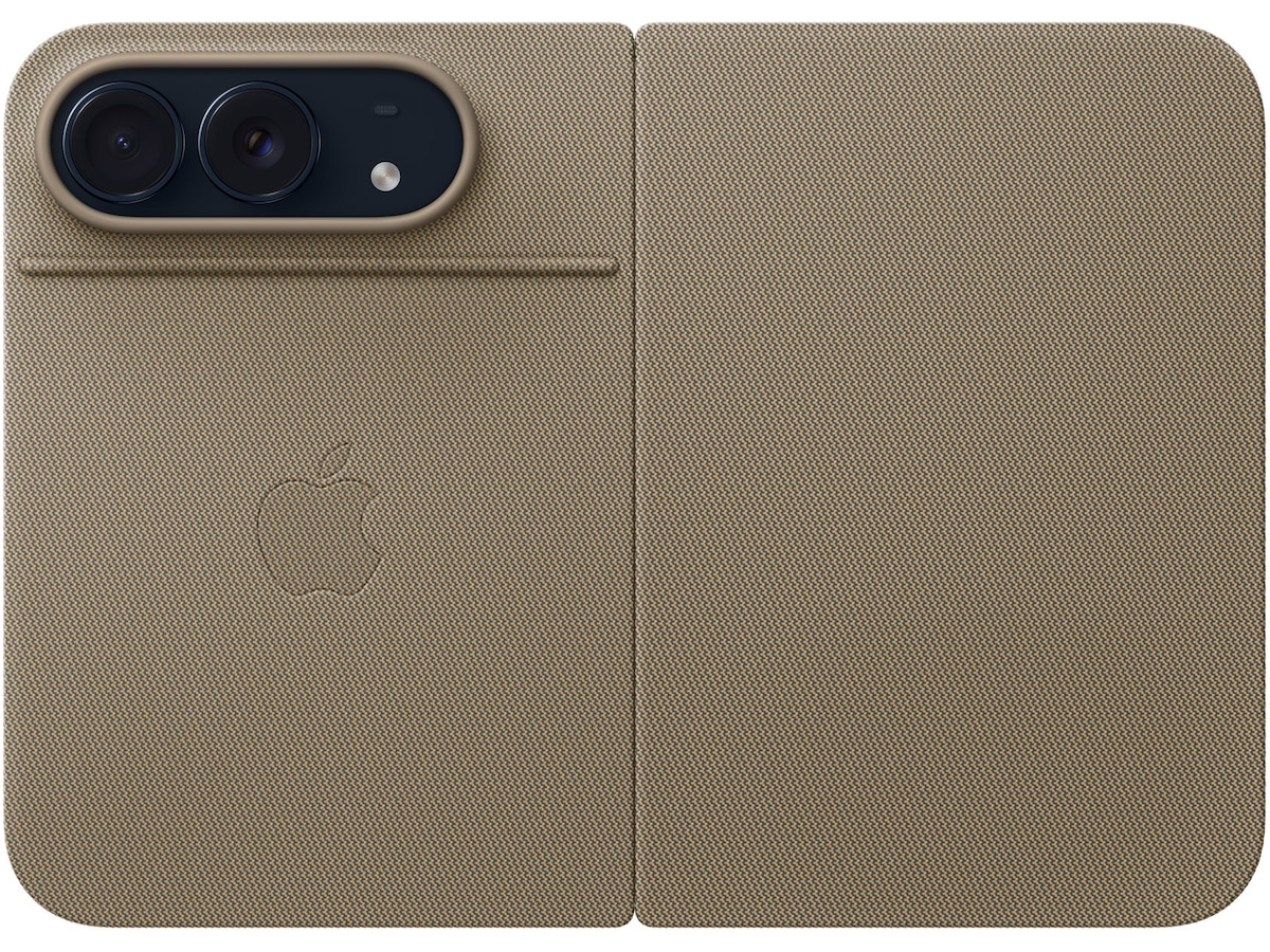 Apple iPhone Duo Folio med Kickstand (taupe) Mobildeksel