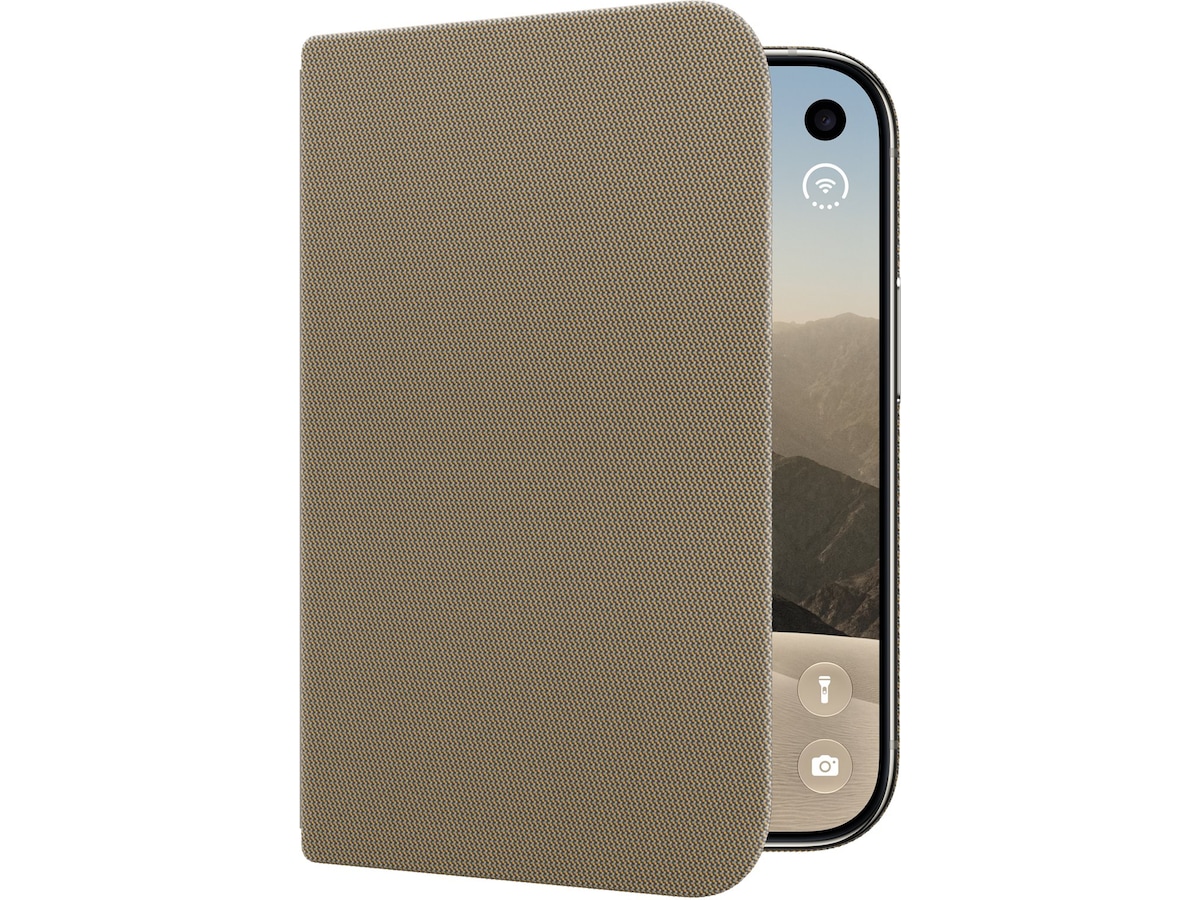 Apple iPhone Duo Folio med Kickstand (taupe) Mobildeksel