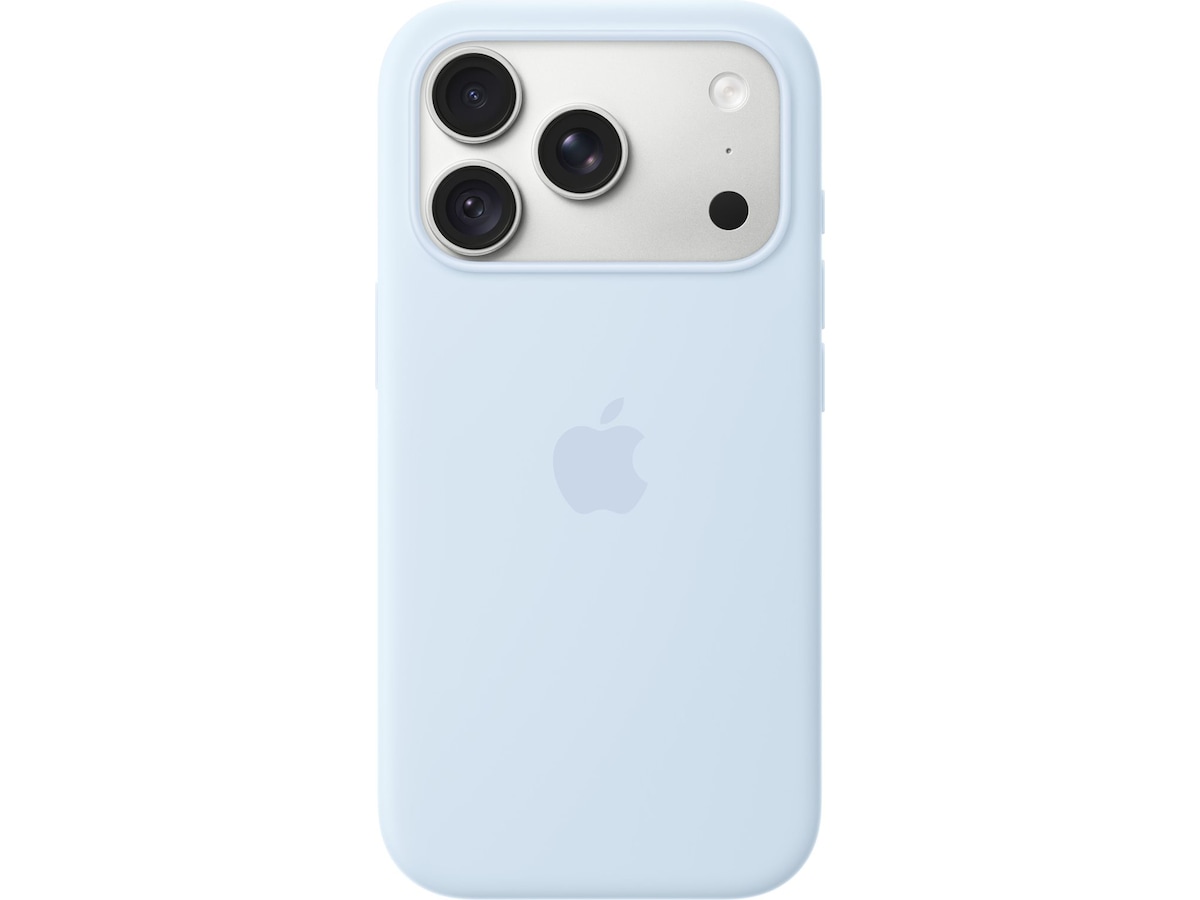 Apple iPhone 18 Pro silikondeksel (crisp blue) Mobildeksel