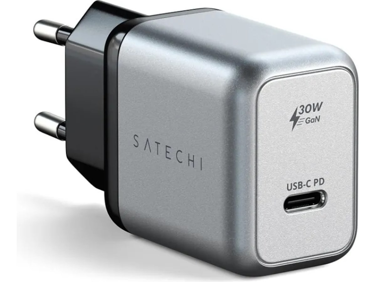 Satechi 30W USB-C PD GaN Vegglader Batteri og lader