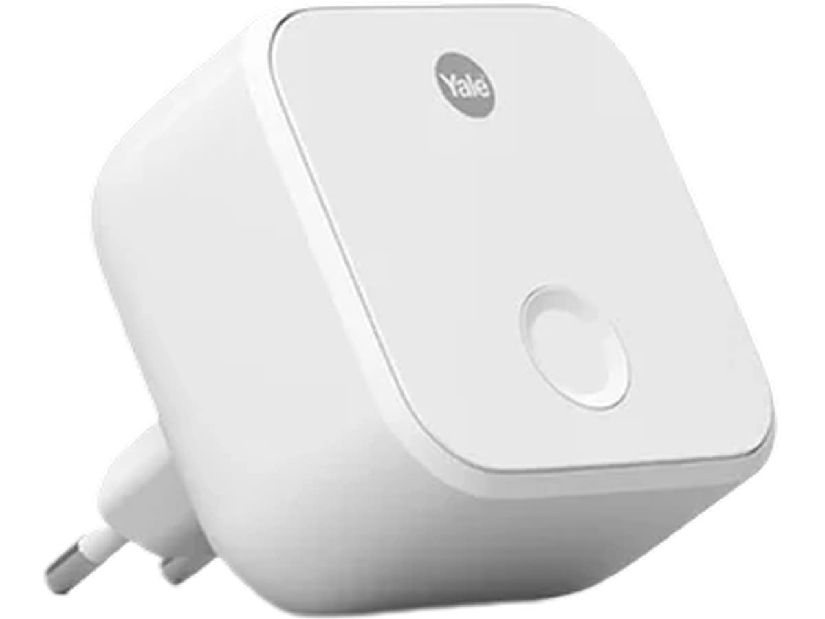 Yale Entrus smart dørlås (sort) + bridge Elektronisk dørlås