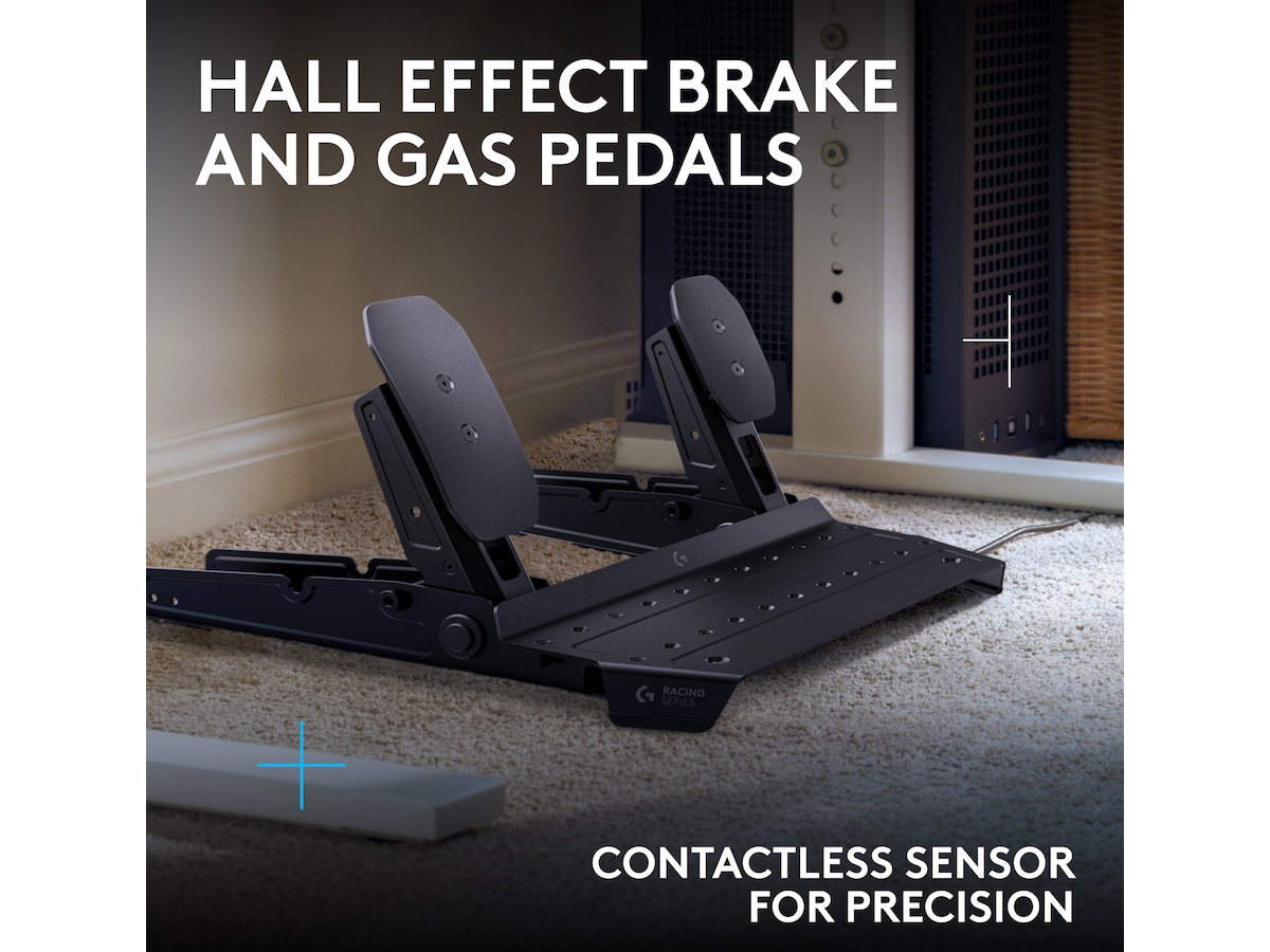 Logitech RS Pedals SE Ratt og pedaler