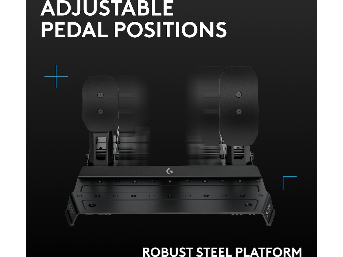 Logitech RS Pedals SE Ratt og pedaler