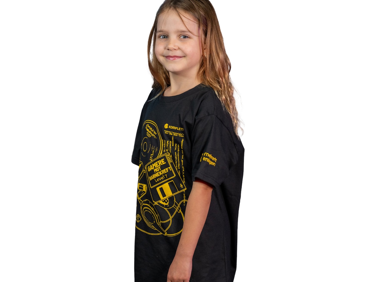 Gamere Mot Barnekreft T-skjorte 12-14 år Merchandise