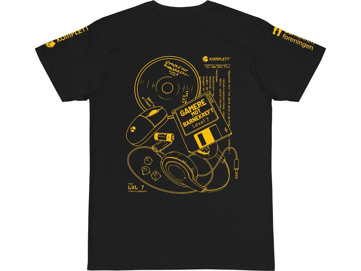 Gamere Mot Barnekreft T-skjorte XS Merchandise