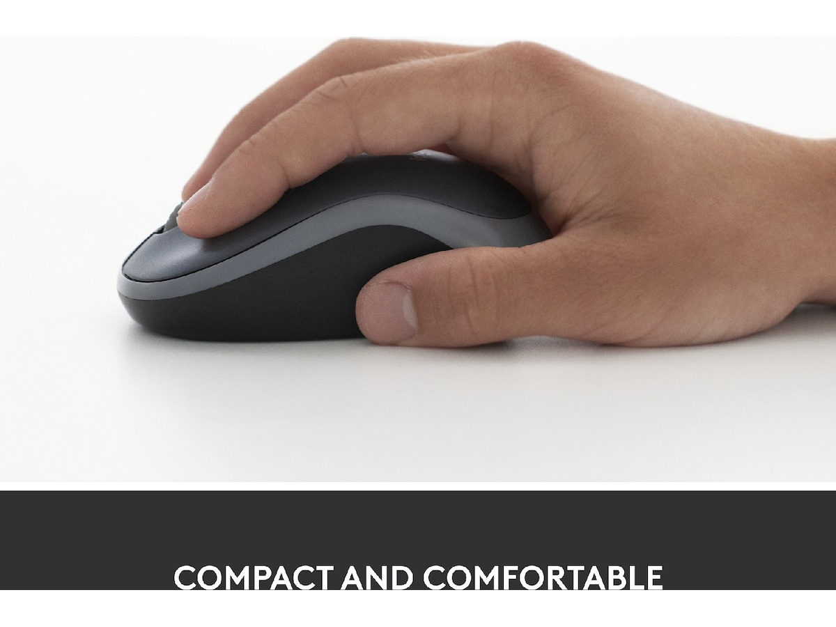 Logitech M185 Trådløs Mus Rød Mus