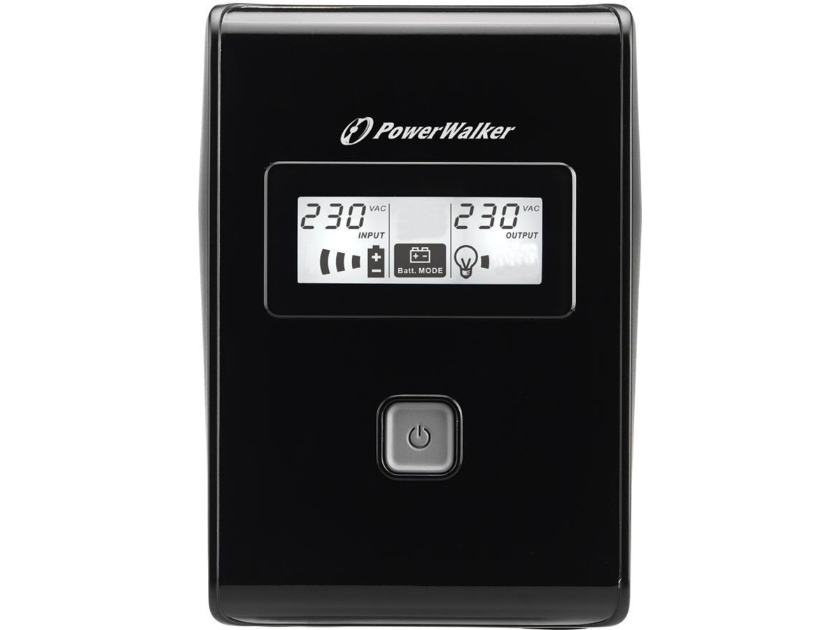 BlueWalker PW UPS VI 650 LCD Schuko UPS og UPS-batteri