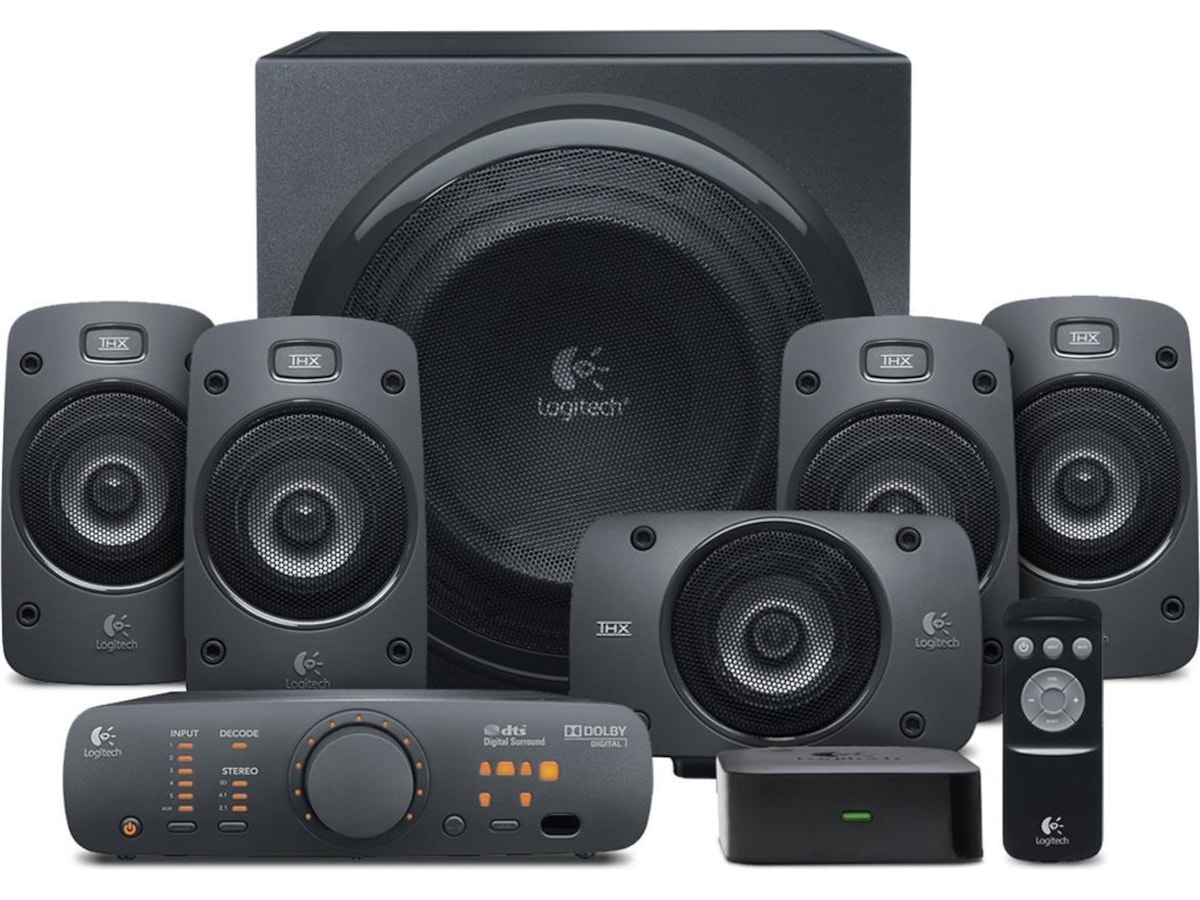 Logitech Z-906 PC Høyttalere 5.1 Høyttalere