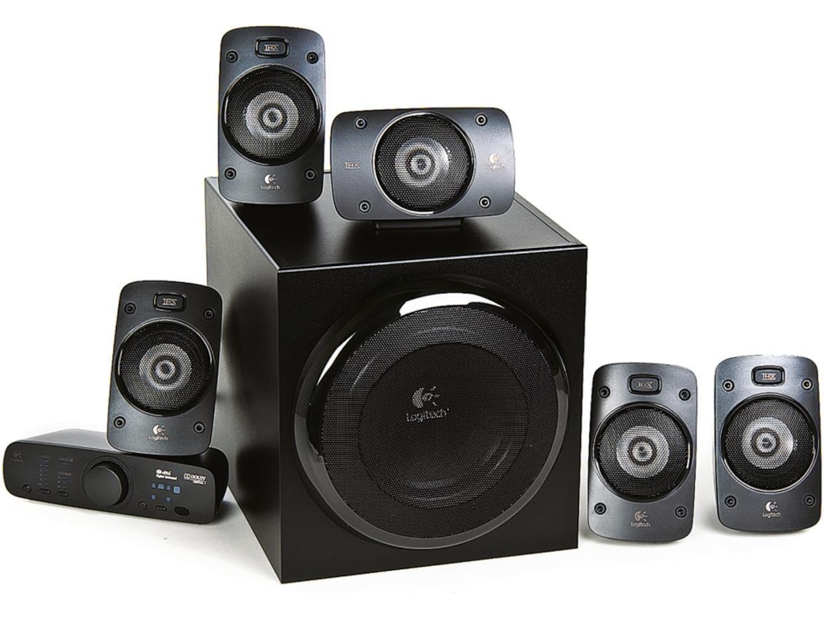 Logitech Z-906 PC Høyttalere 5.1 Høyttalere