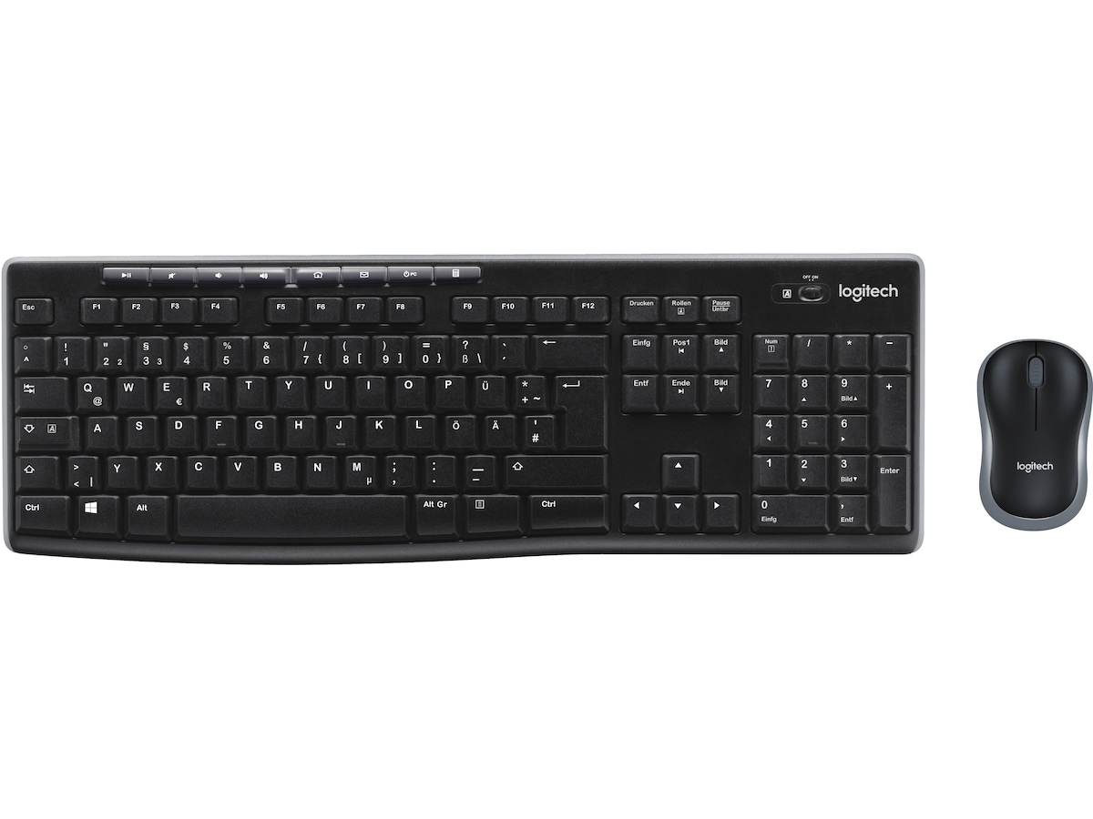 Logitech MK270 Combo Trådløs Mus & tastatur -kombipakker