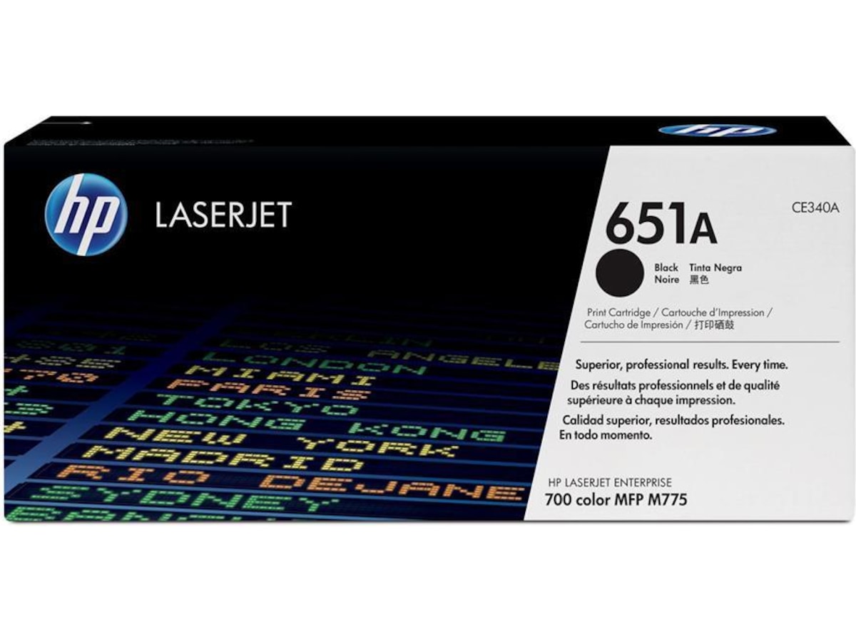 HP Toner 651A Black Lasertoner