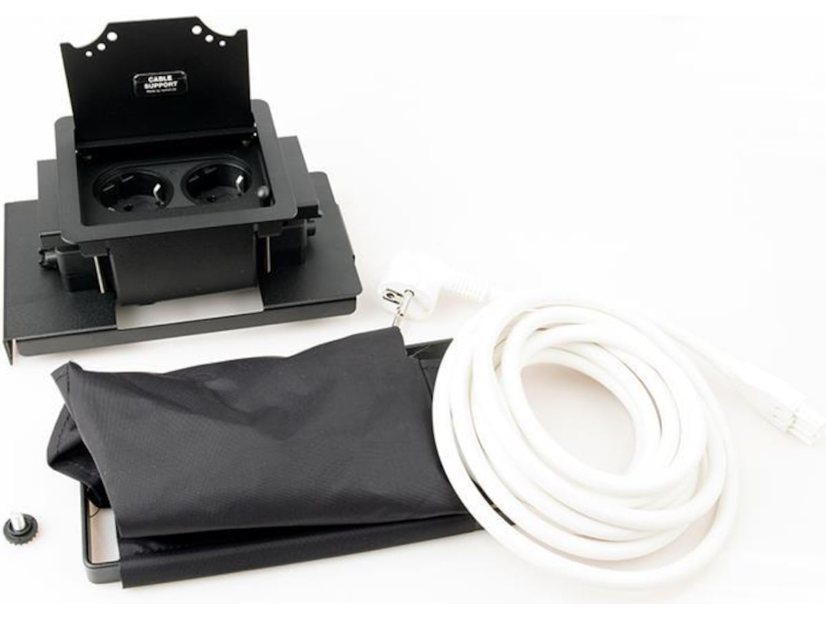 Kenson Cable Support Micro (sort) Tilbehør til arbeidssteder og avlukker