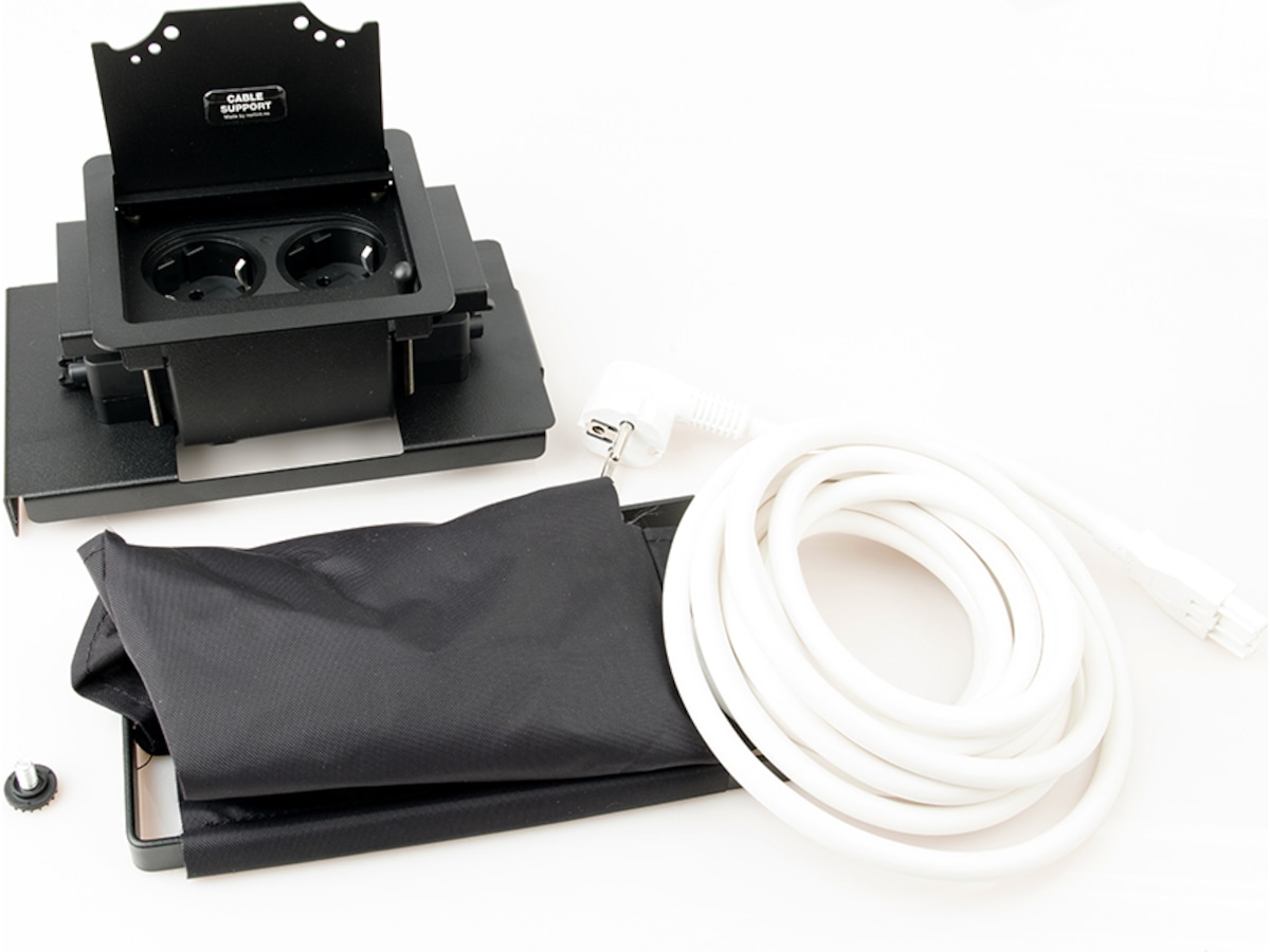 Kenson Cable Support Micro (sort) Tilbehør til arbeidssteder og avlukker