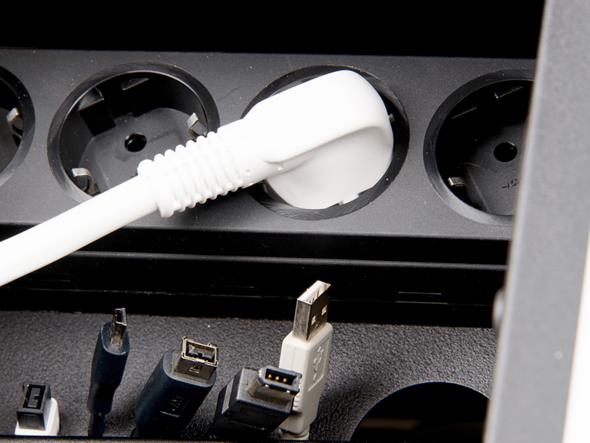 Kenson Cable Support Mini (sort) Tilbehør til arbeidssteder og avlukker