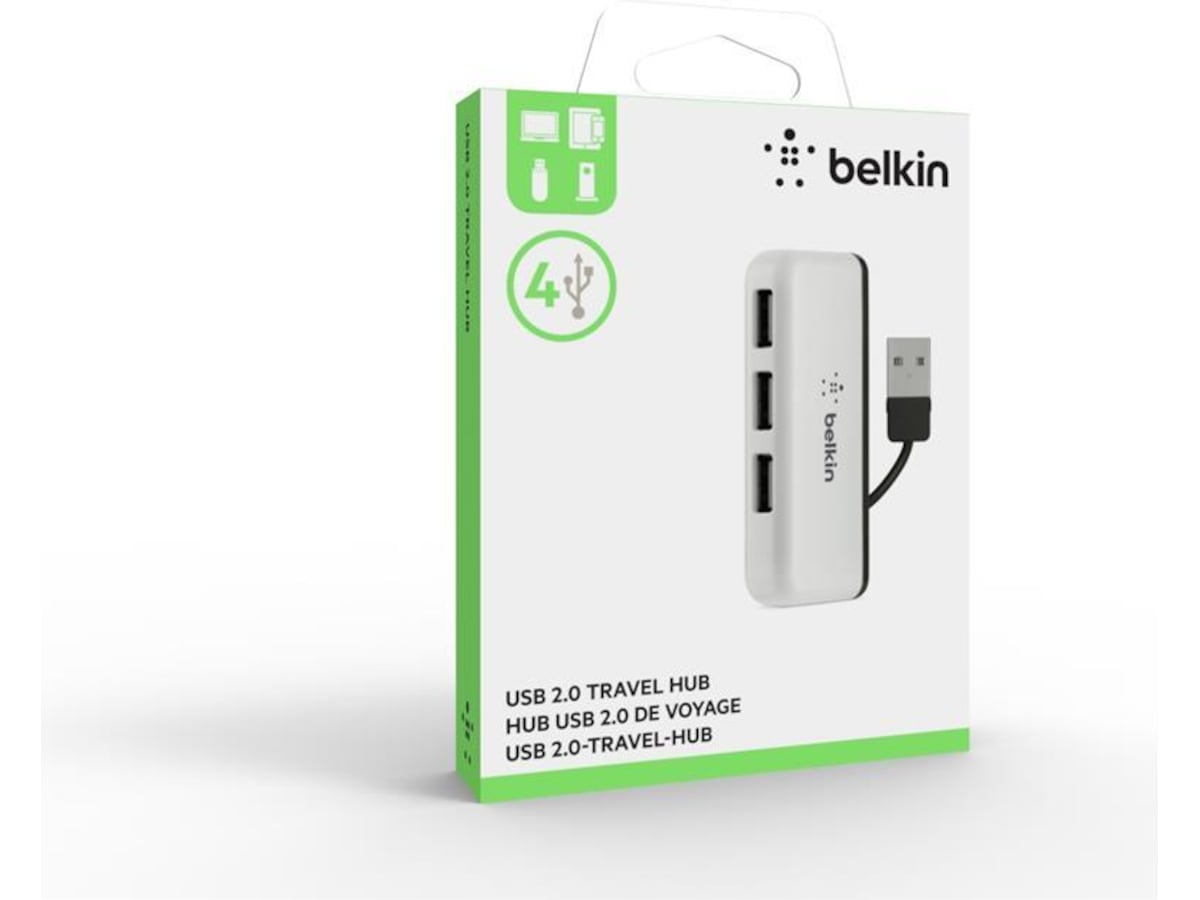 Belkin 4 port Travel-HUB Dockingstasjon & USB-HUB