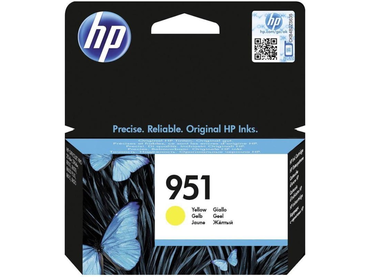 HP Blekk 951 Gul Blekkpatroner