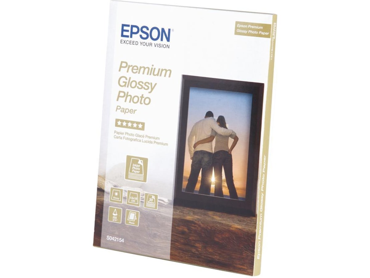 Epson 13x18 Premium Glossy Photo Paper Papir