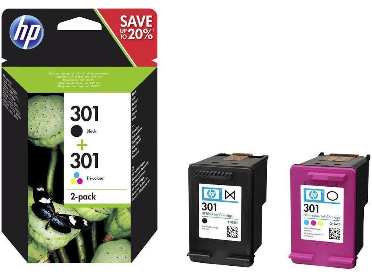 HP Blekk 301 Combopack Blekkpatroner