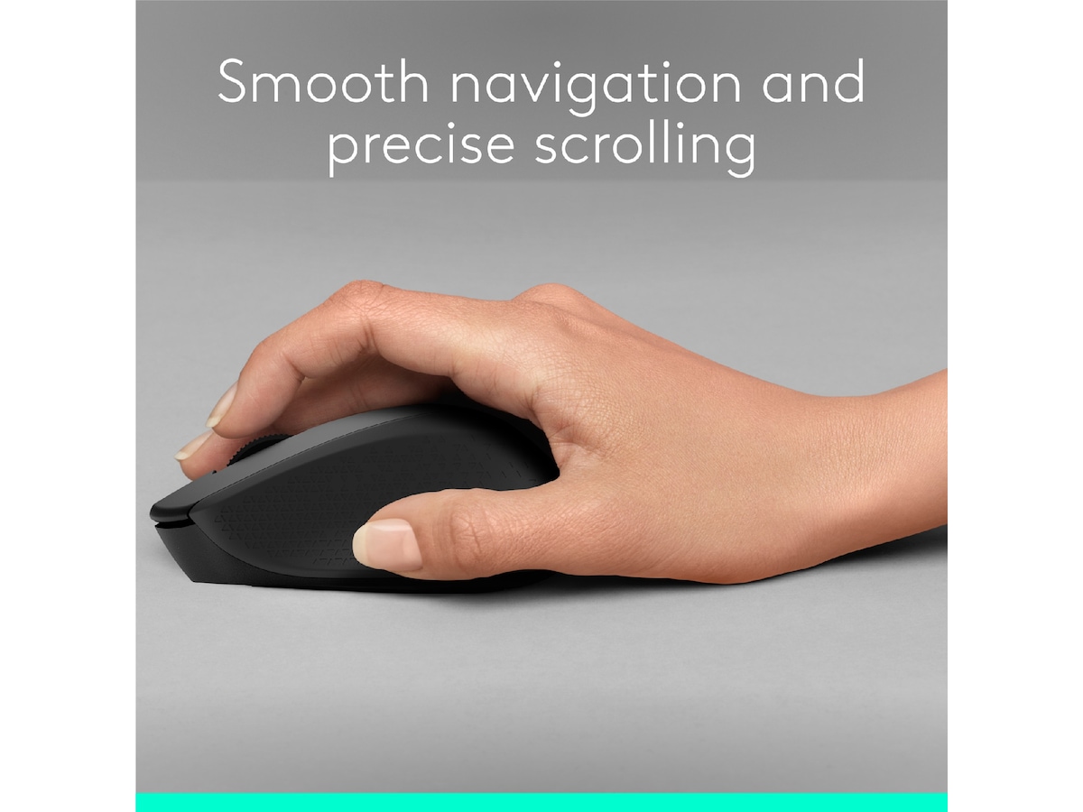 Logitech M330 Silent Plus Trådløs PC mus (sort) Mus