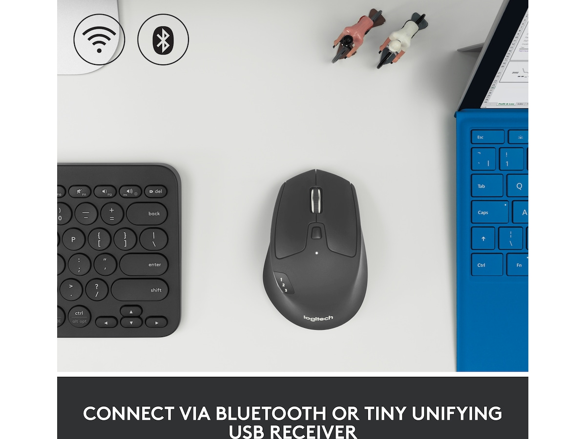Logitech M720 Triathlon Trådløs Mus Mus