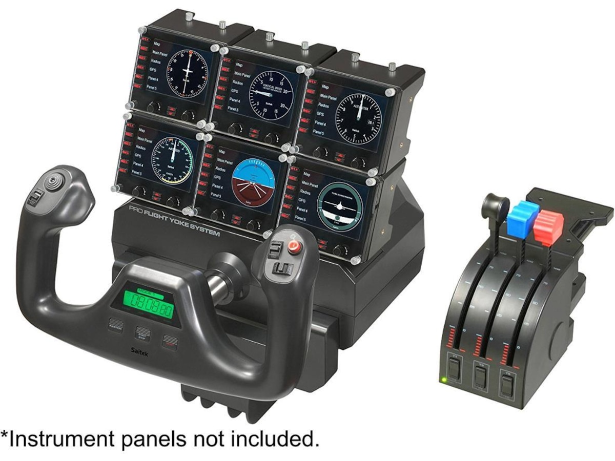 Logitech G Pro Yoke Flight System Simulator