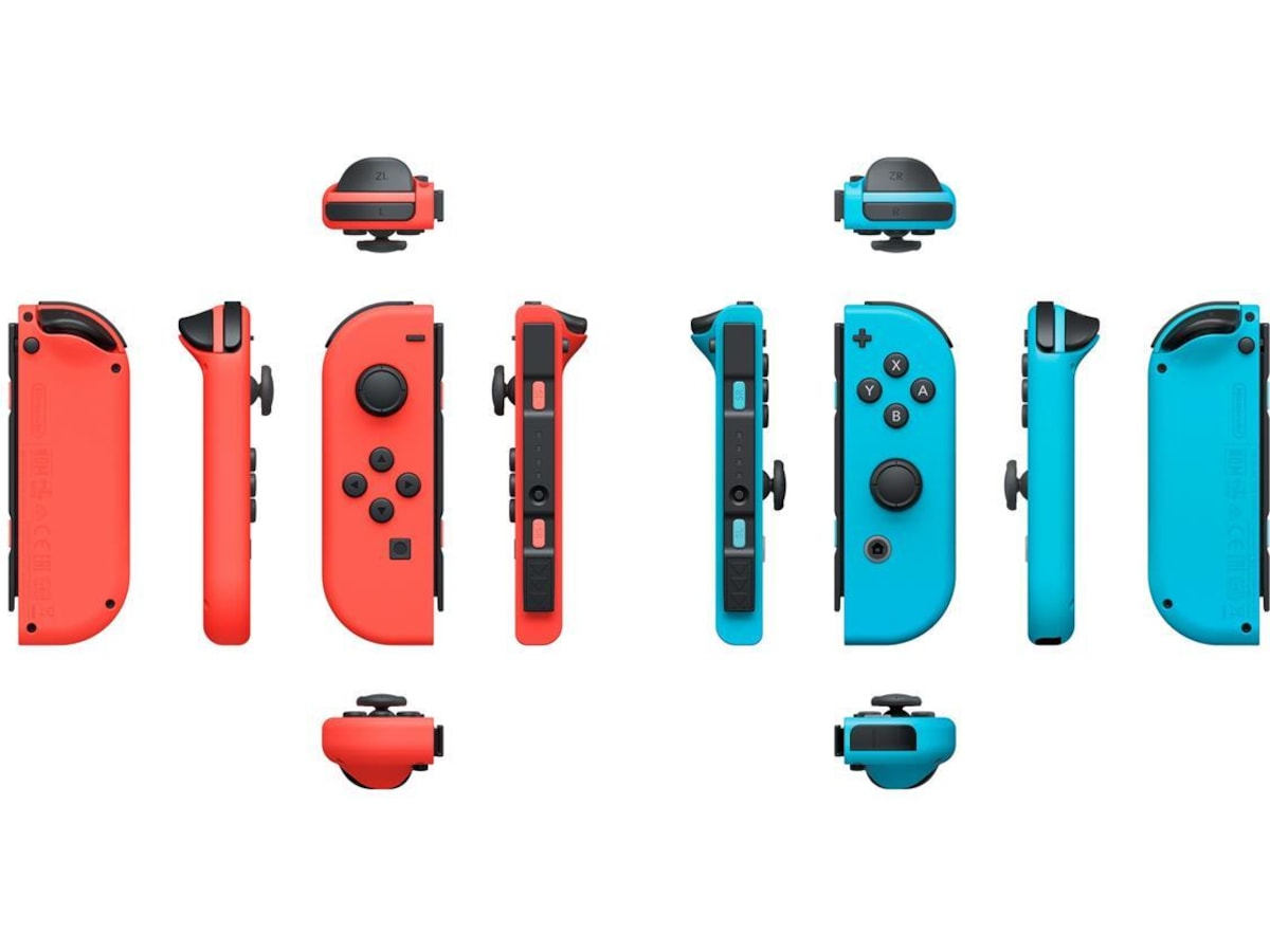 Nintendo Switch Joy-Con (Neon Red/Neon Blue) Tilbehør til spillkonsoller