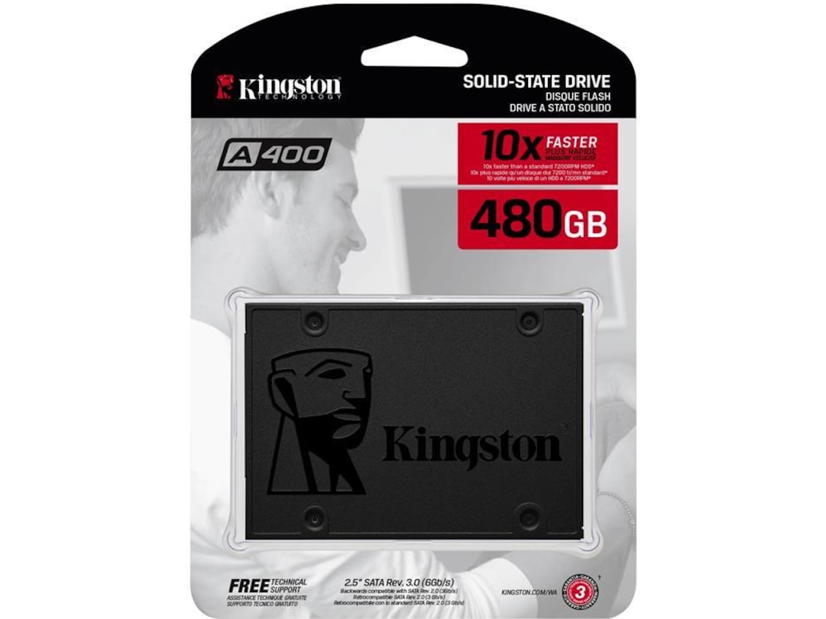 Kingston A400 2.5" SSD 480GB SSD 2.5