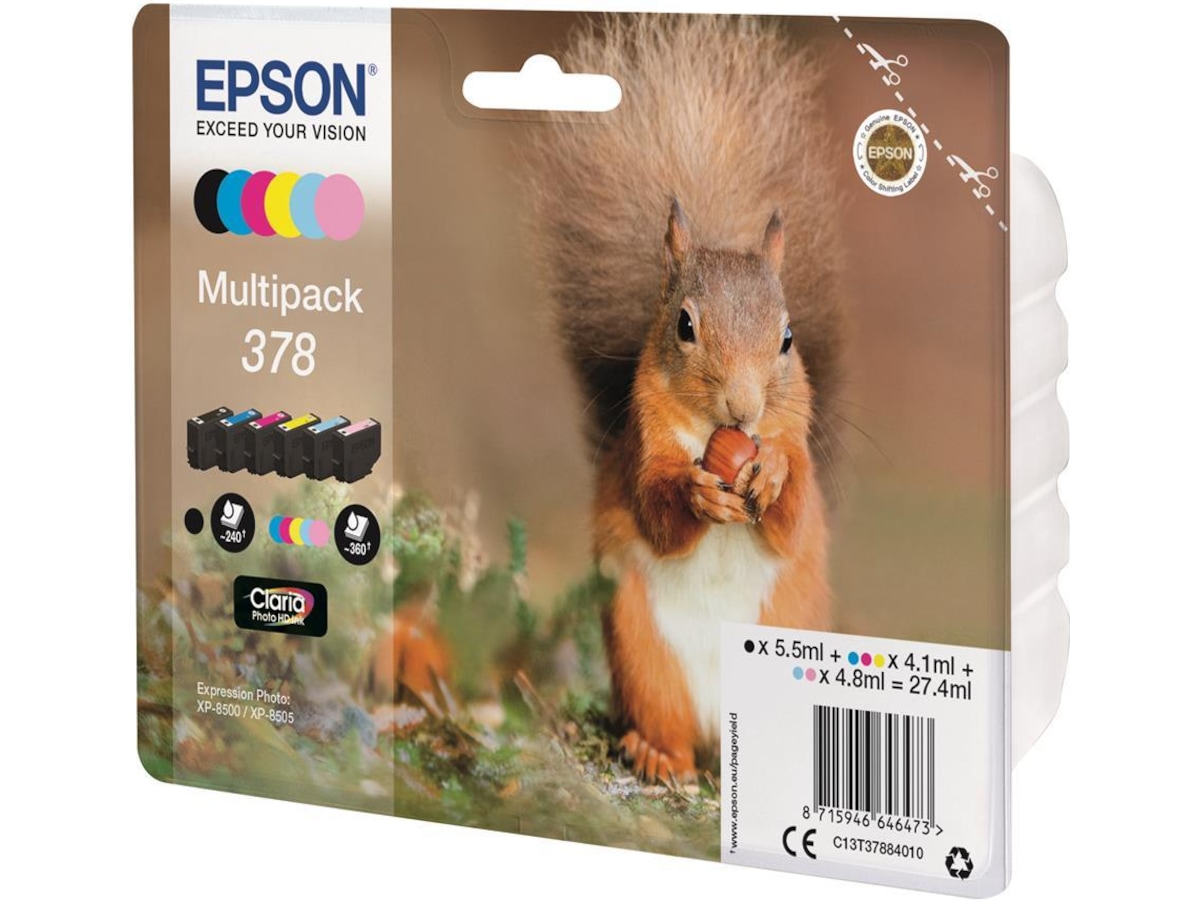 Epson Blekk 378 Multipack Blekkpatroner