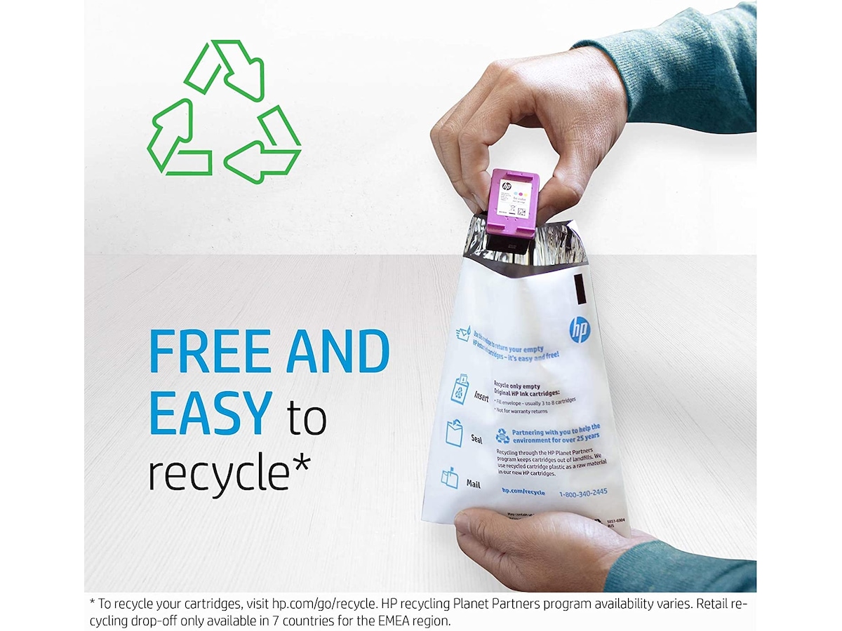 HP Blekk 303 Tri-Color Original Ink Blekkpatroner