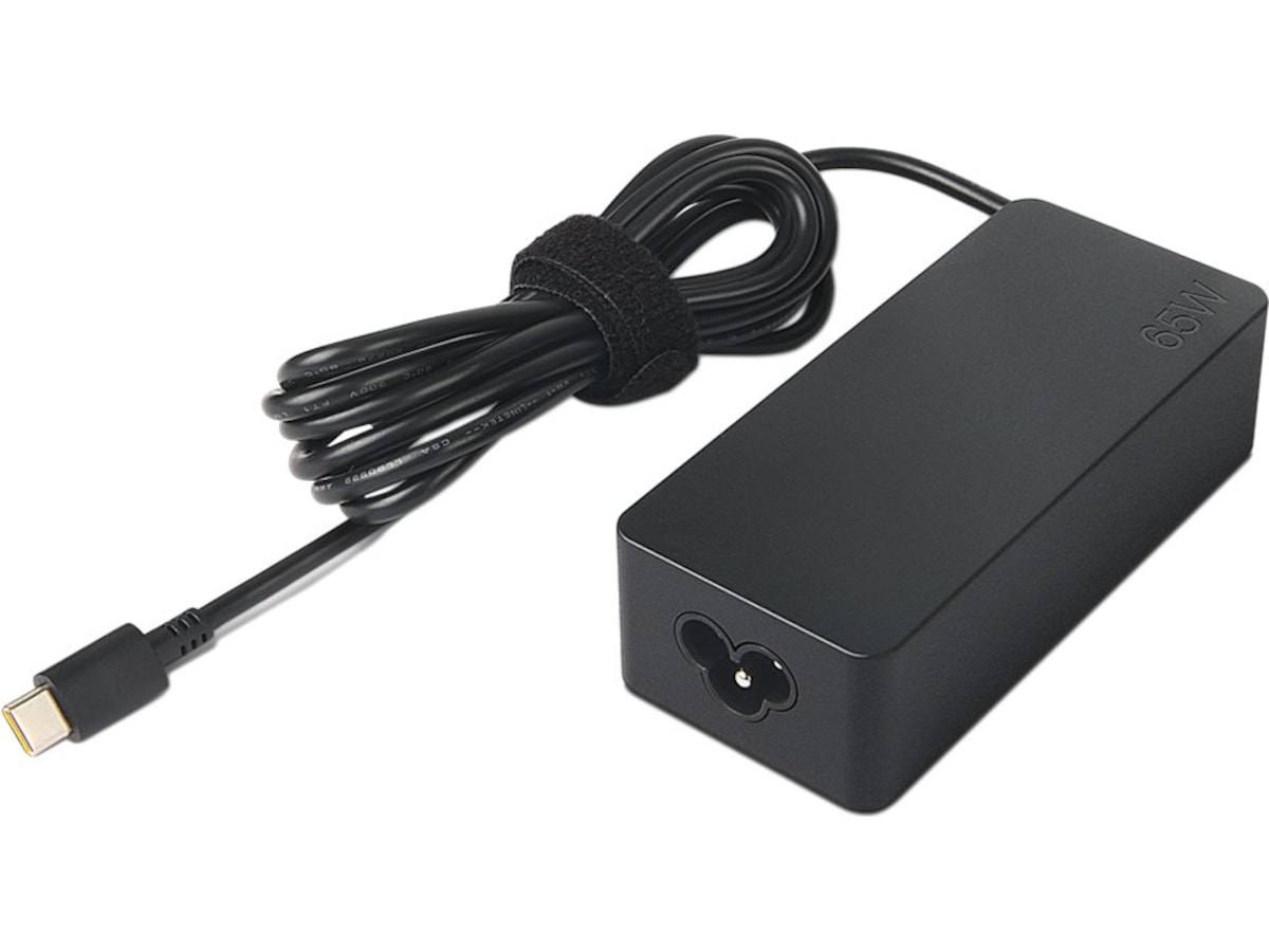 Lenovo strømadapter 65W Batteri og lader