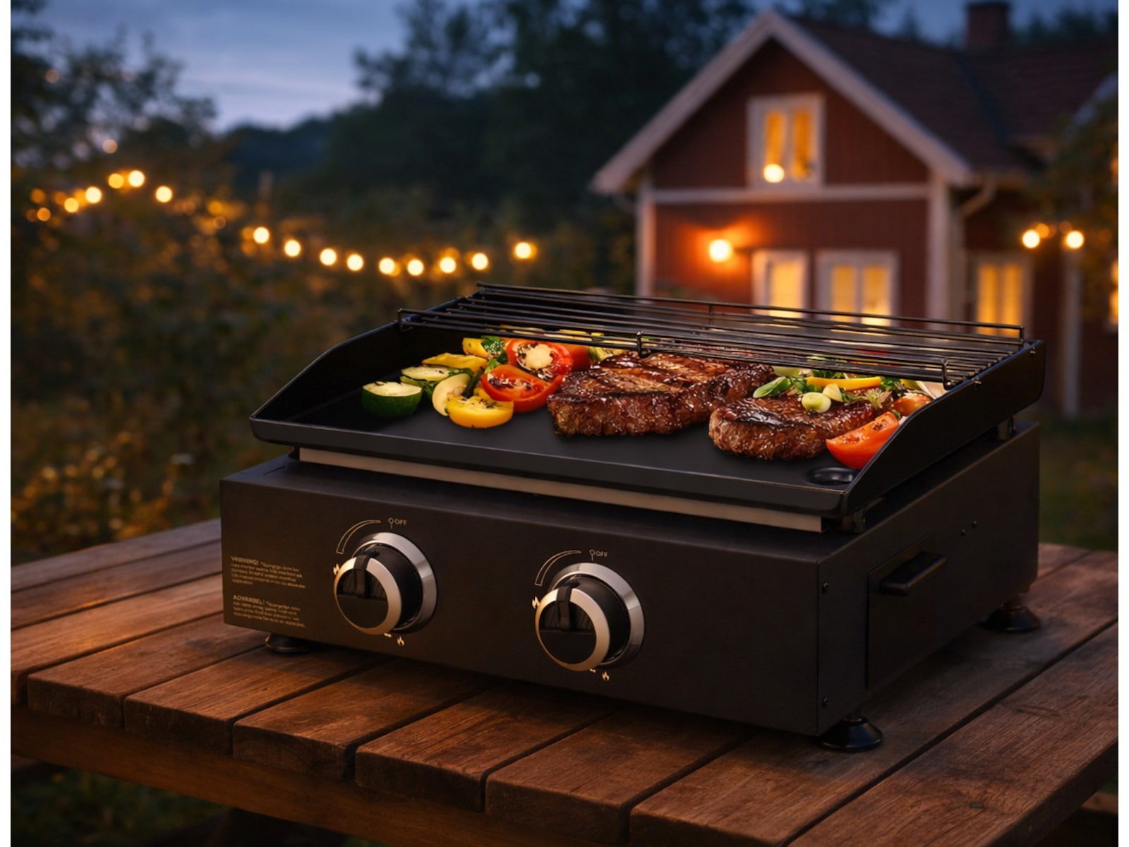 Austin and Barbeque AABQ Plancha bordgrill Grill