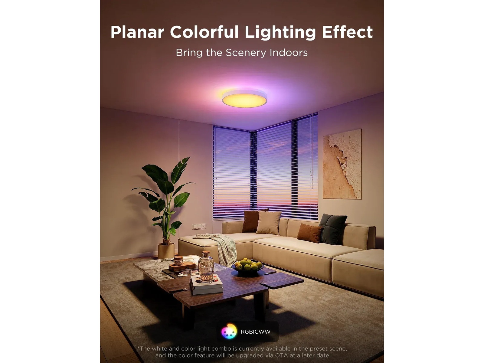 Govee Round Smart Ceiling Light 38cm Taklampe