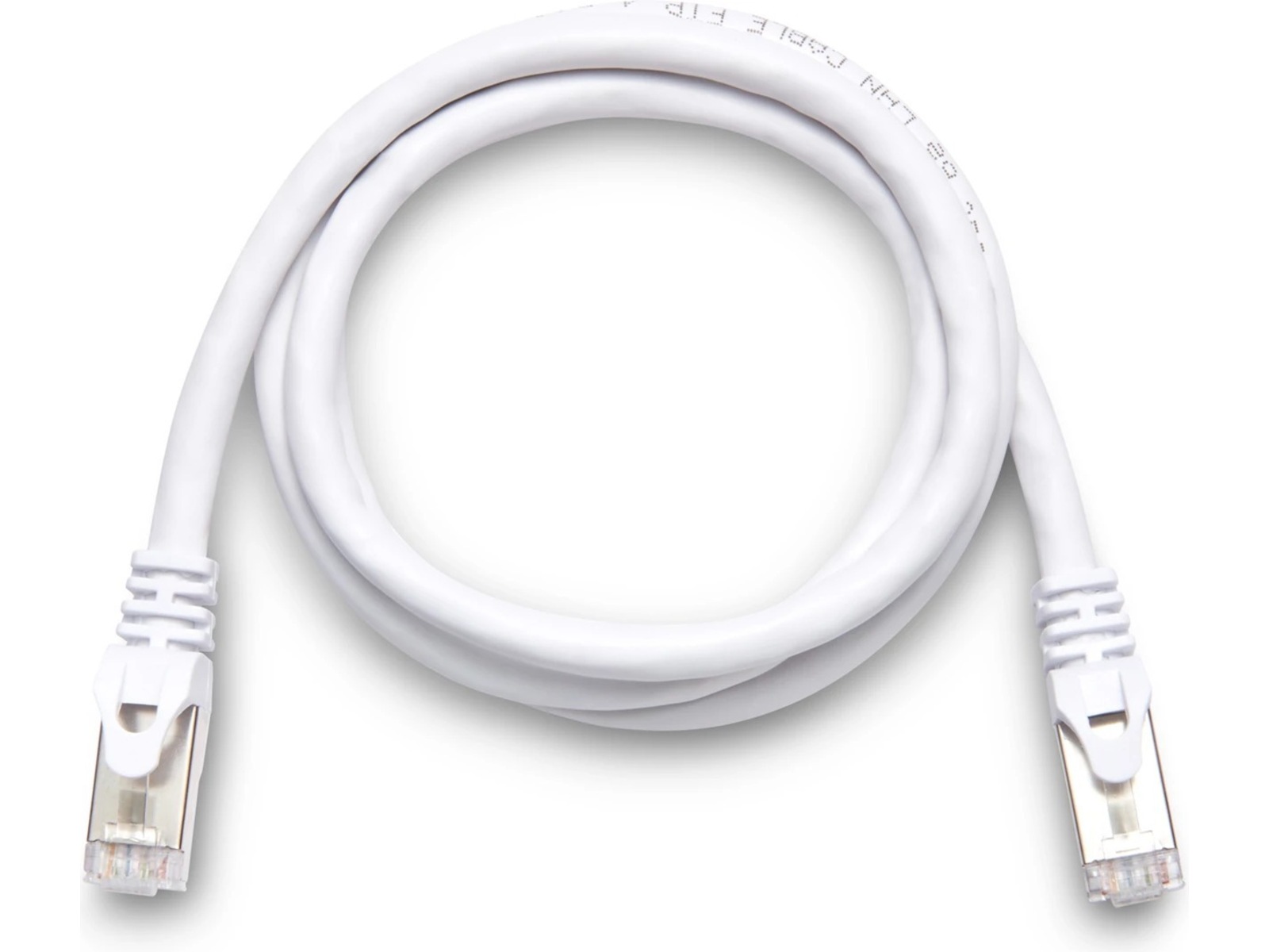 Nettverkskabel CAT6e 2m (hvit) Nettverkskabler