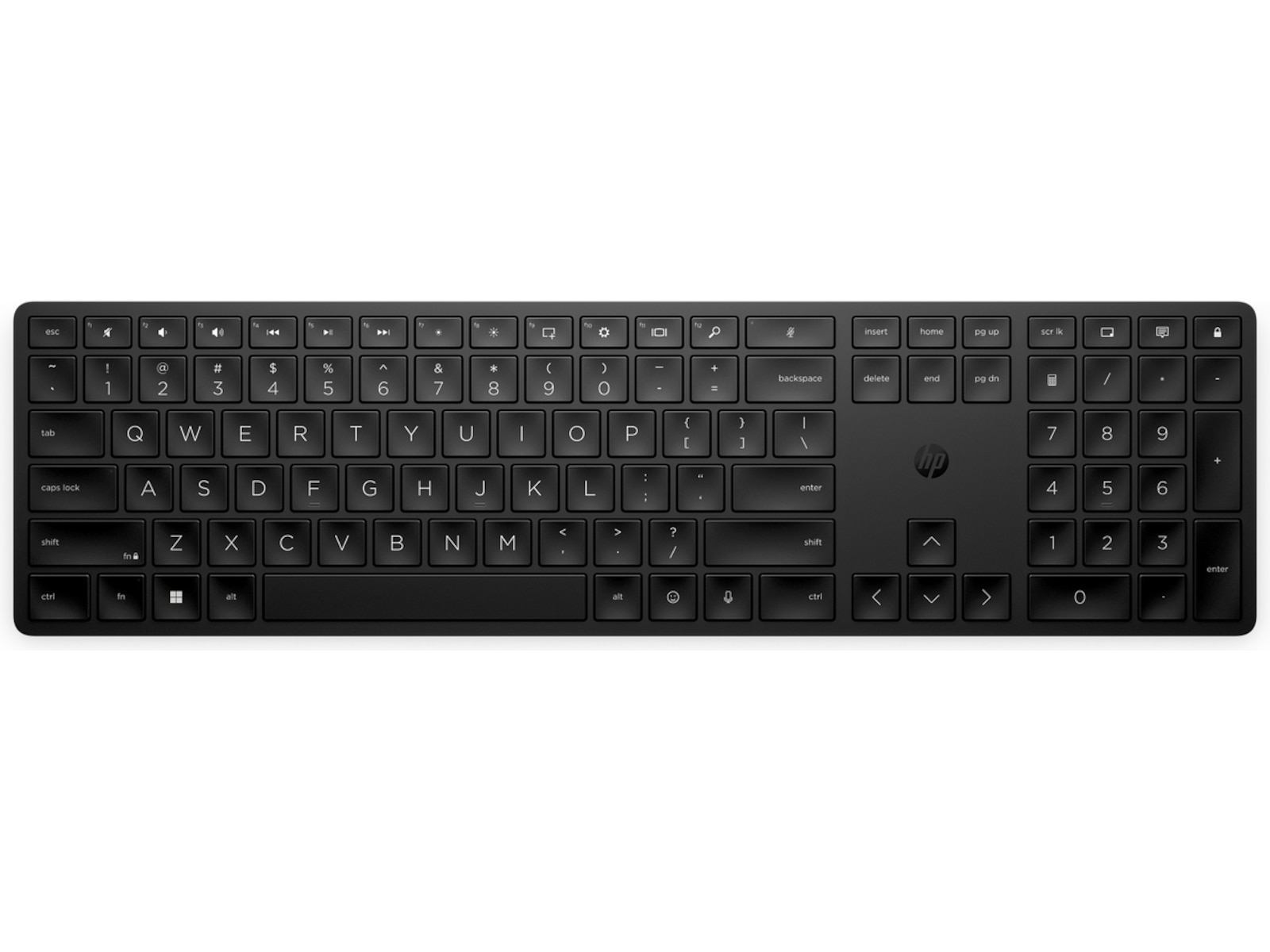 HP 450 Programmerbart trådløst tastatur (sort) Tastatur