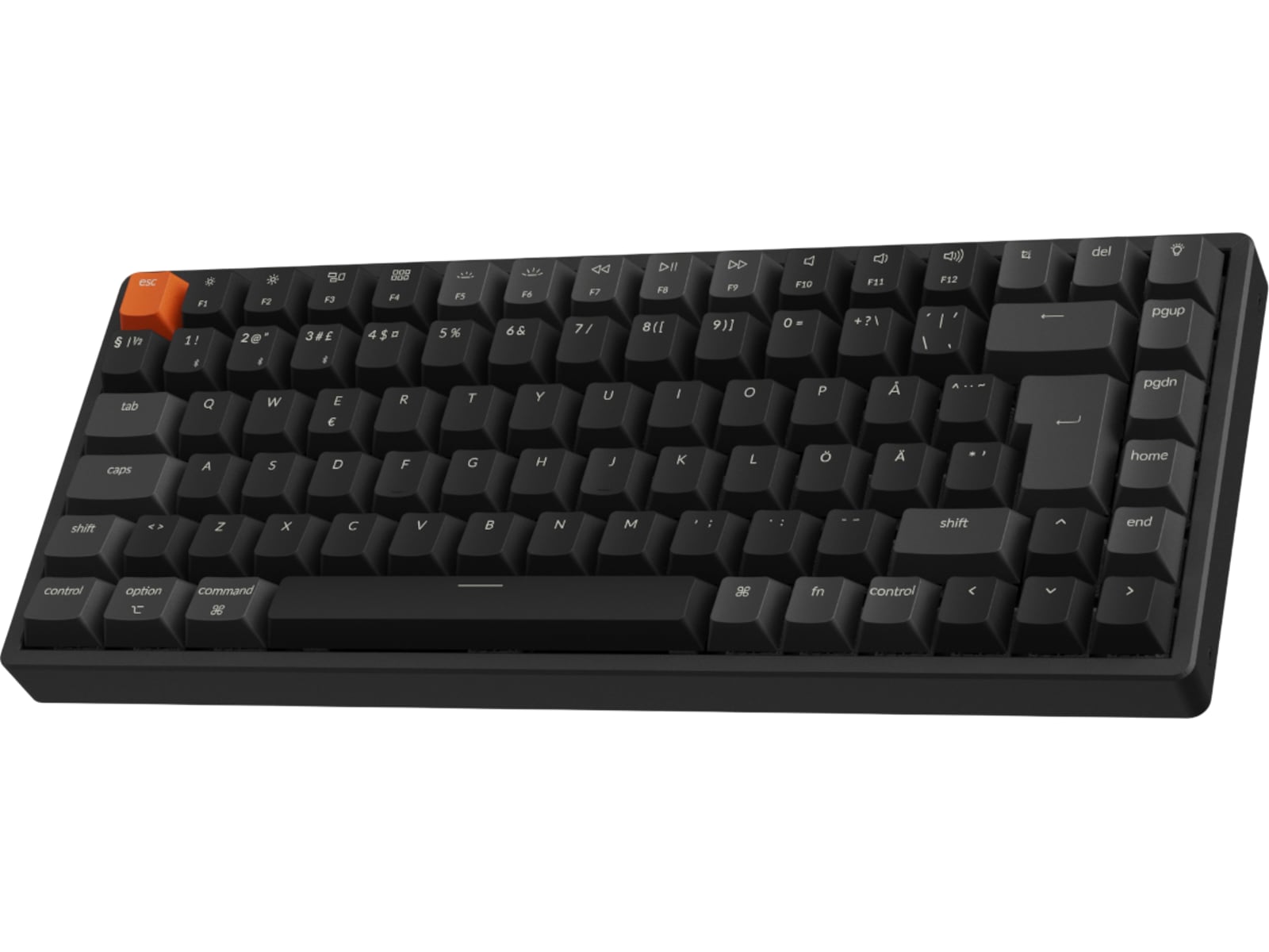 Keychron K2 V3 RGB Aluminium Hot Swap QMK Super Red trådløst tastatur Gamingtastatur