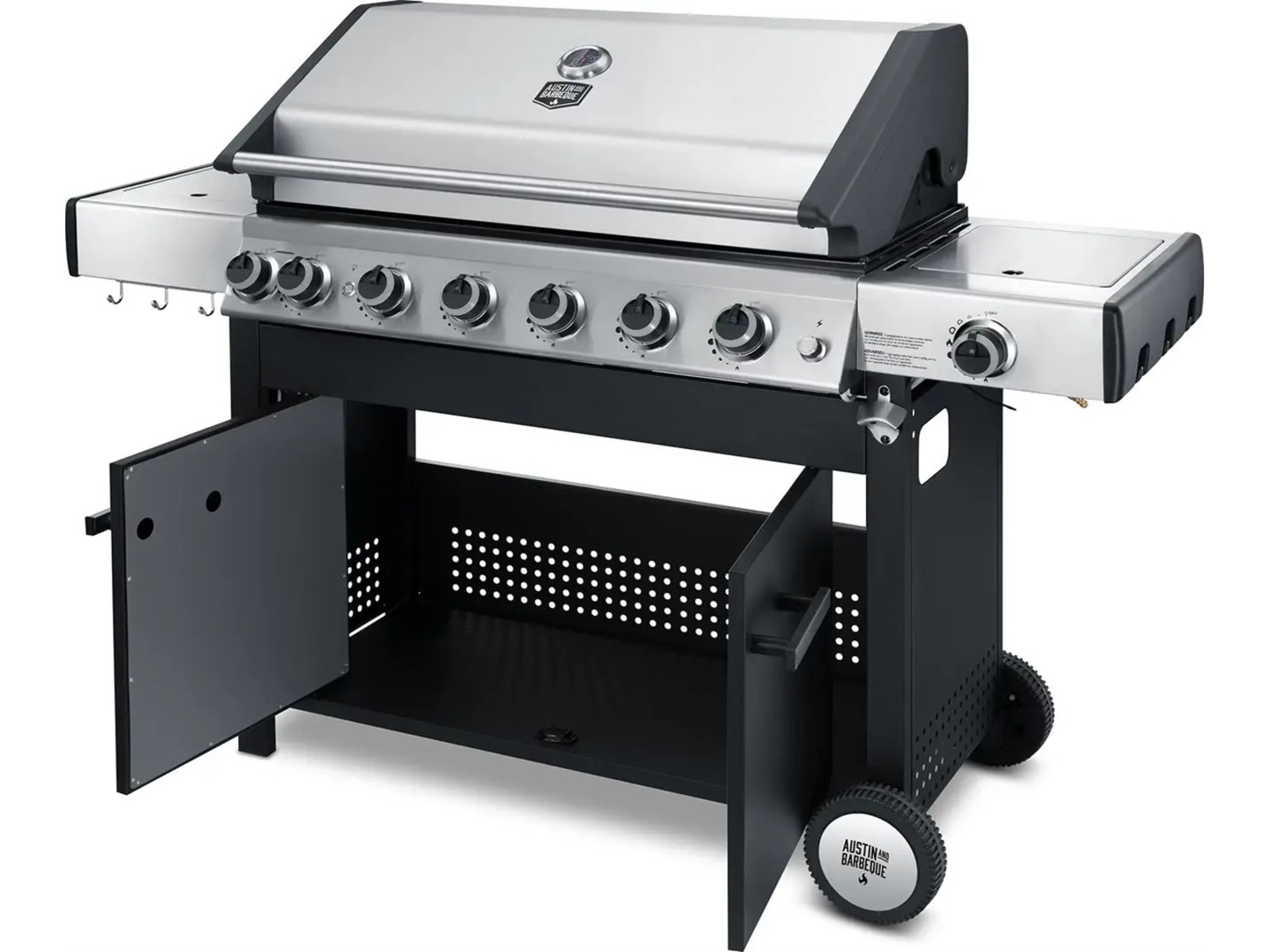 Austin and Barbeque Gassgrill 6+2 brennere Grill