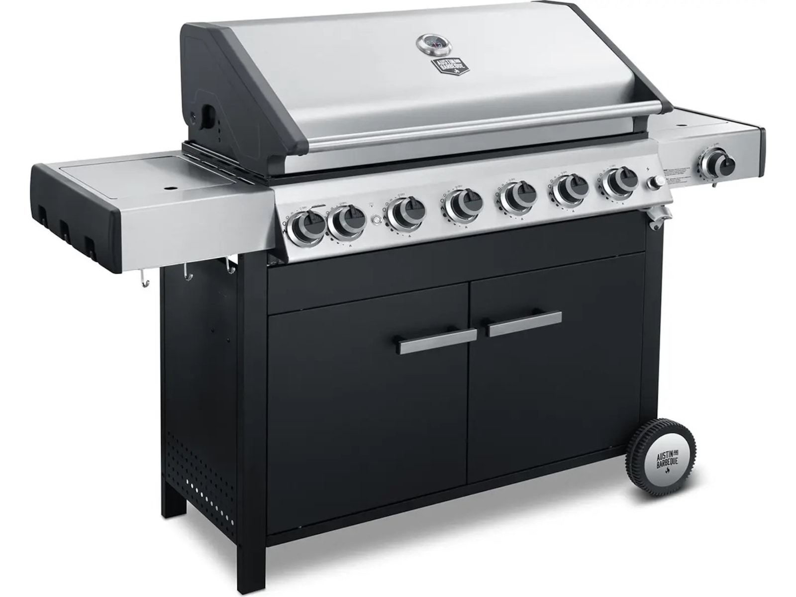 Austin and Barbeque Gassgrill 6+2 brennere Grill