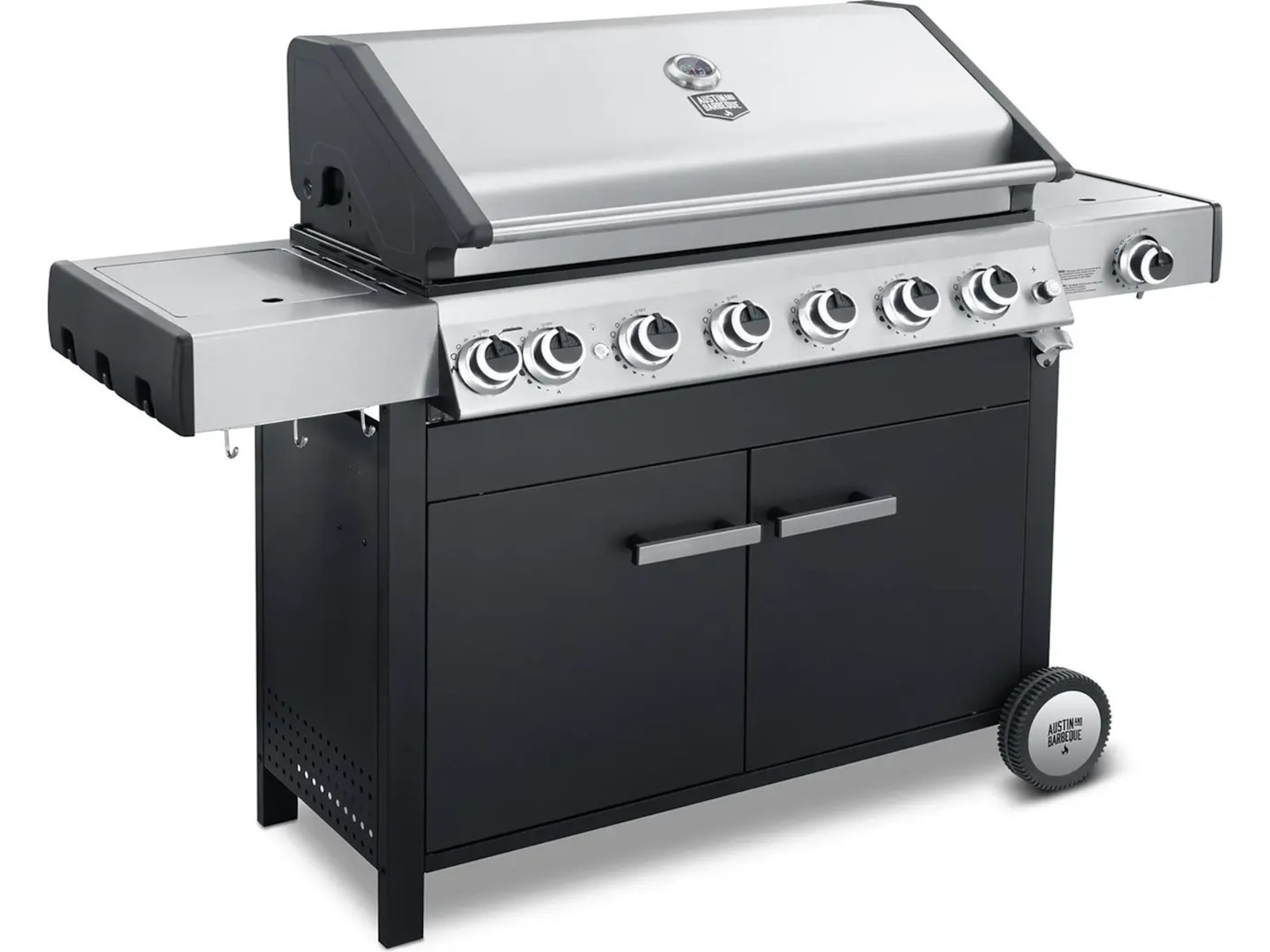 Austin and Barbeque Gassgrill 6+2 brennere Grill