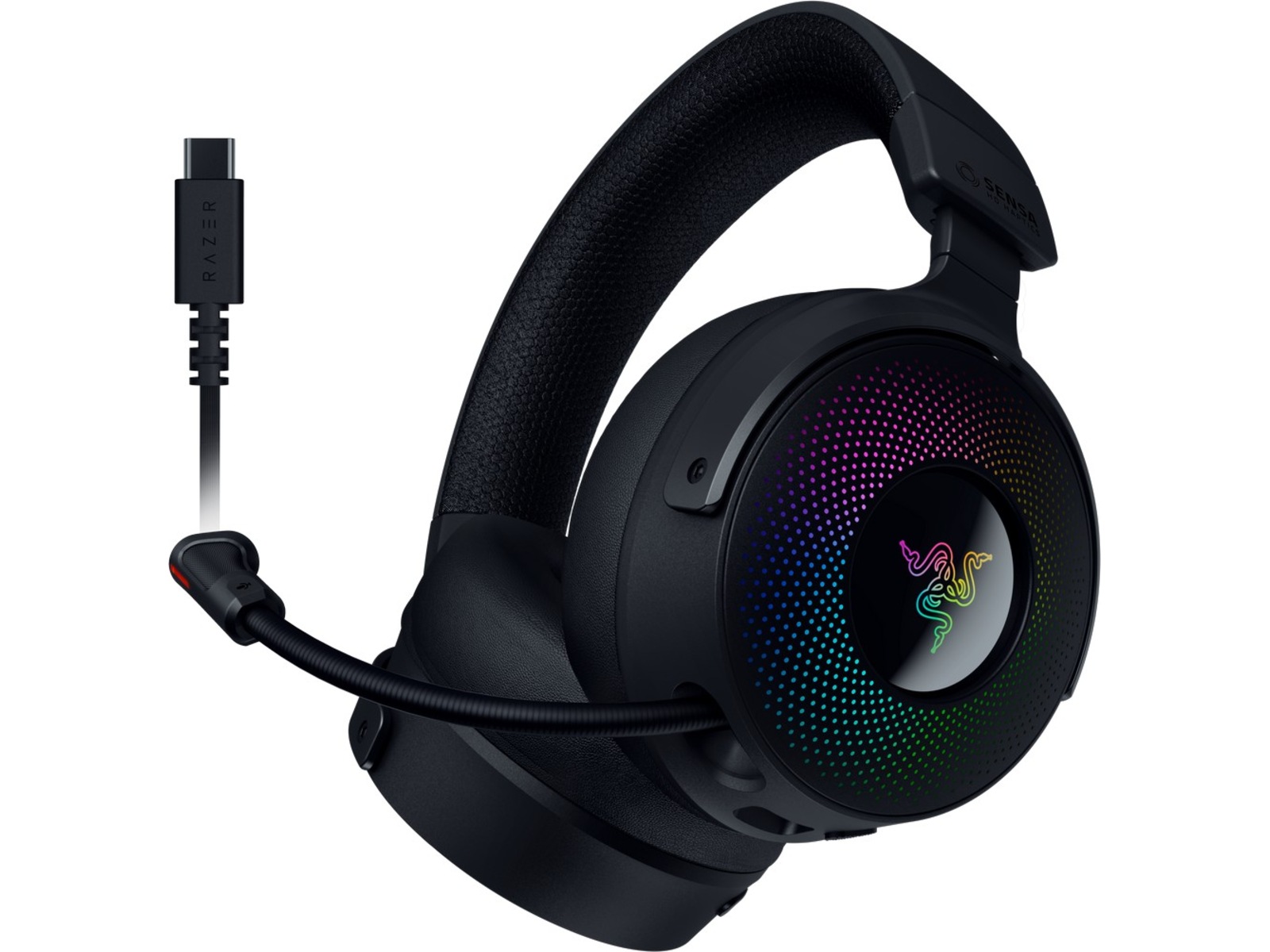 Razer Kraken V4 Pro trådløst gaming headset (sort) Gamingheadset