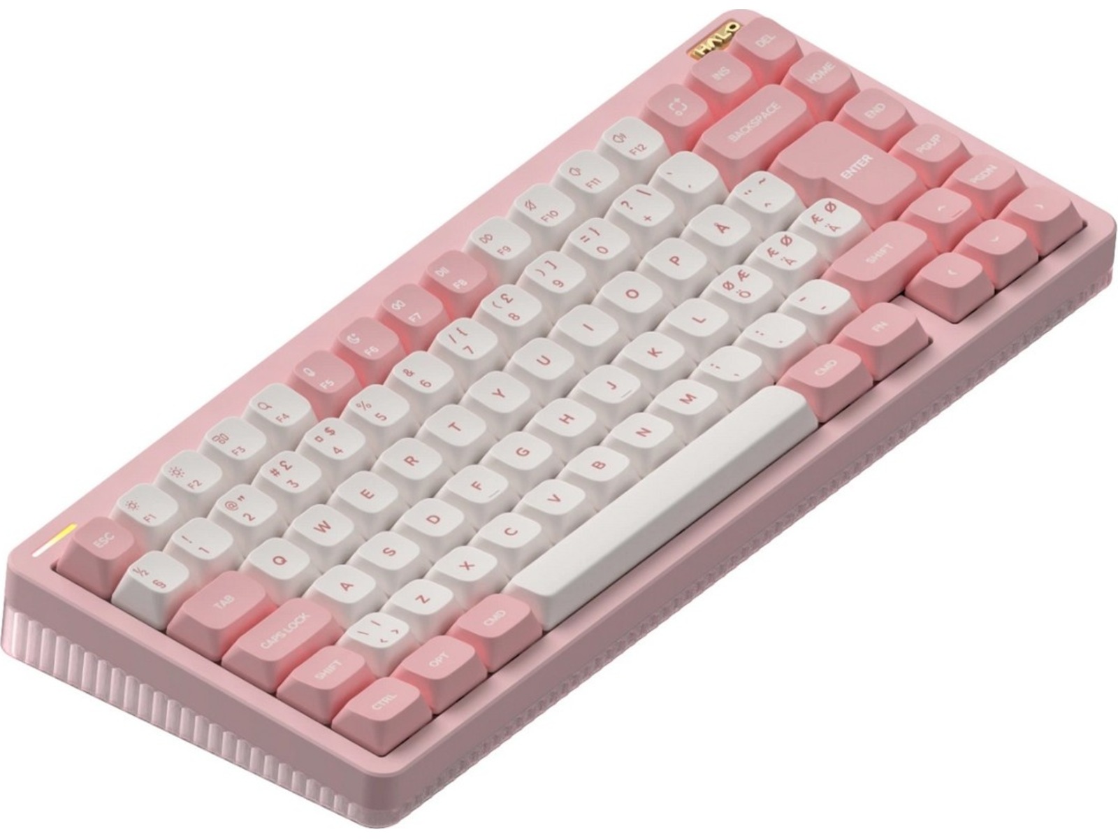 NuPhy Halo75 V2 trådløst gaming tastatur (Sakura Fizz/lemon switches) Gamingtastatur