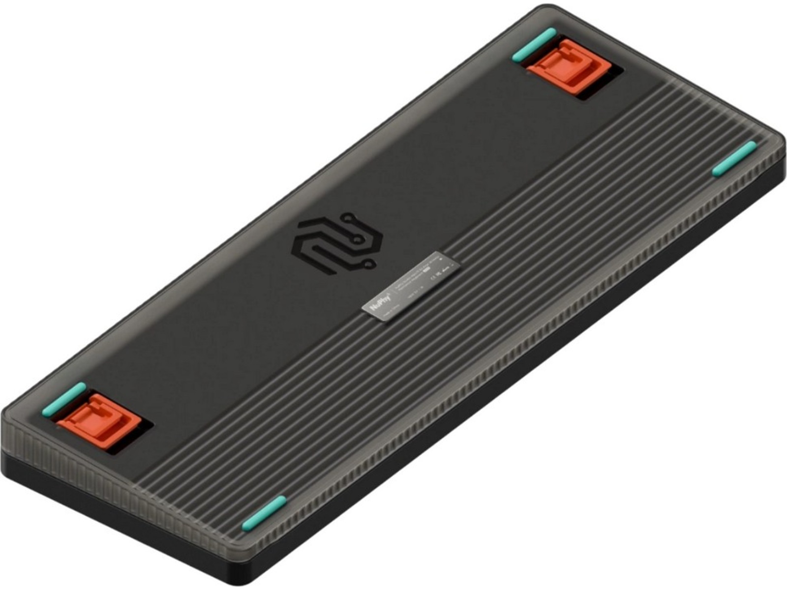 NuPhy Halo96 V2 trådløst gaming tastatur (Obsidian black/Raspberry) Gamingtastatur