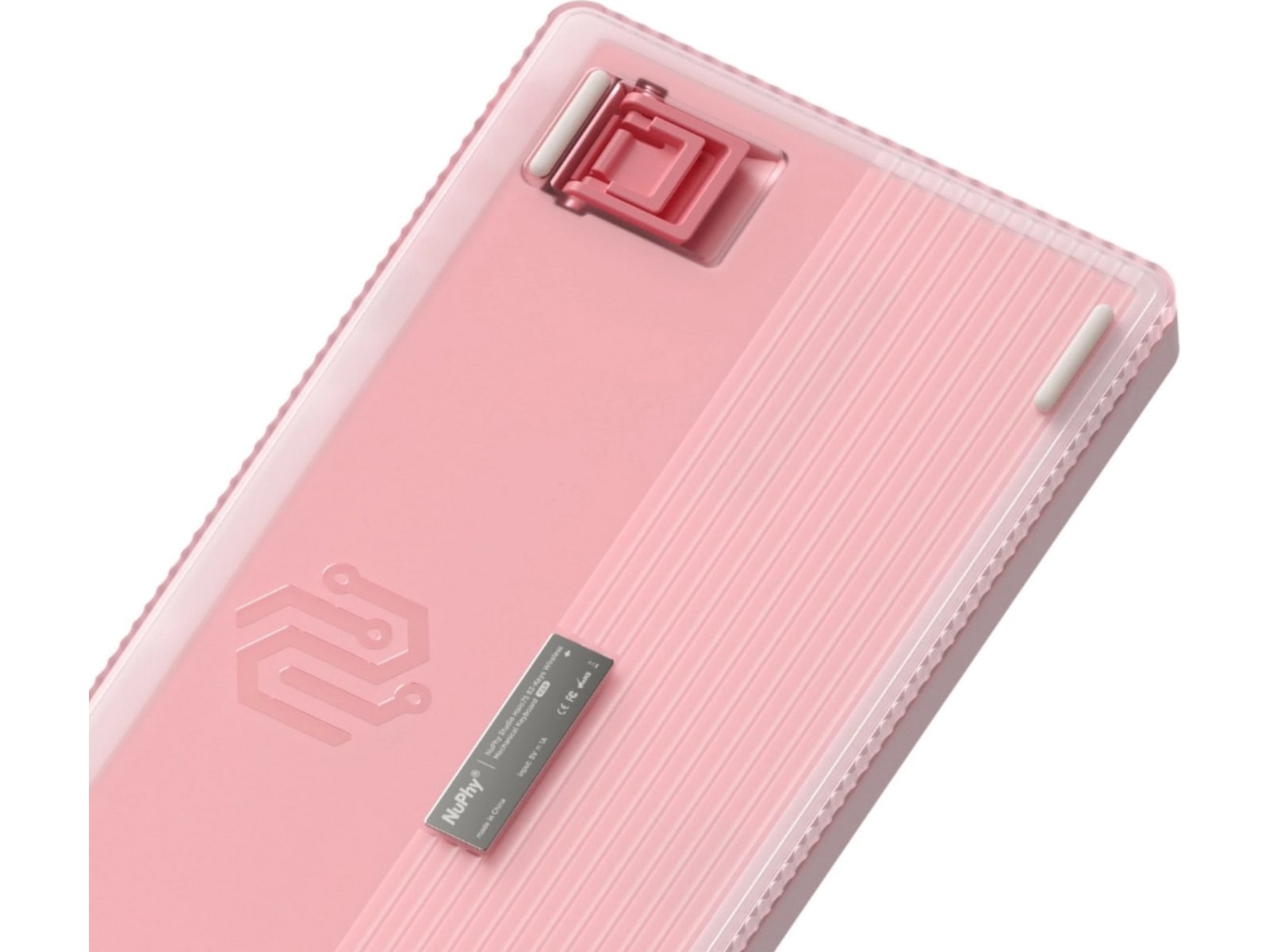 NuPhy Halo75 V2 trådløst gaming tastatur (Sakura fizz/raspberry) Gamingtastatur