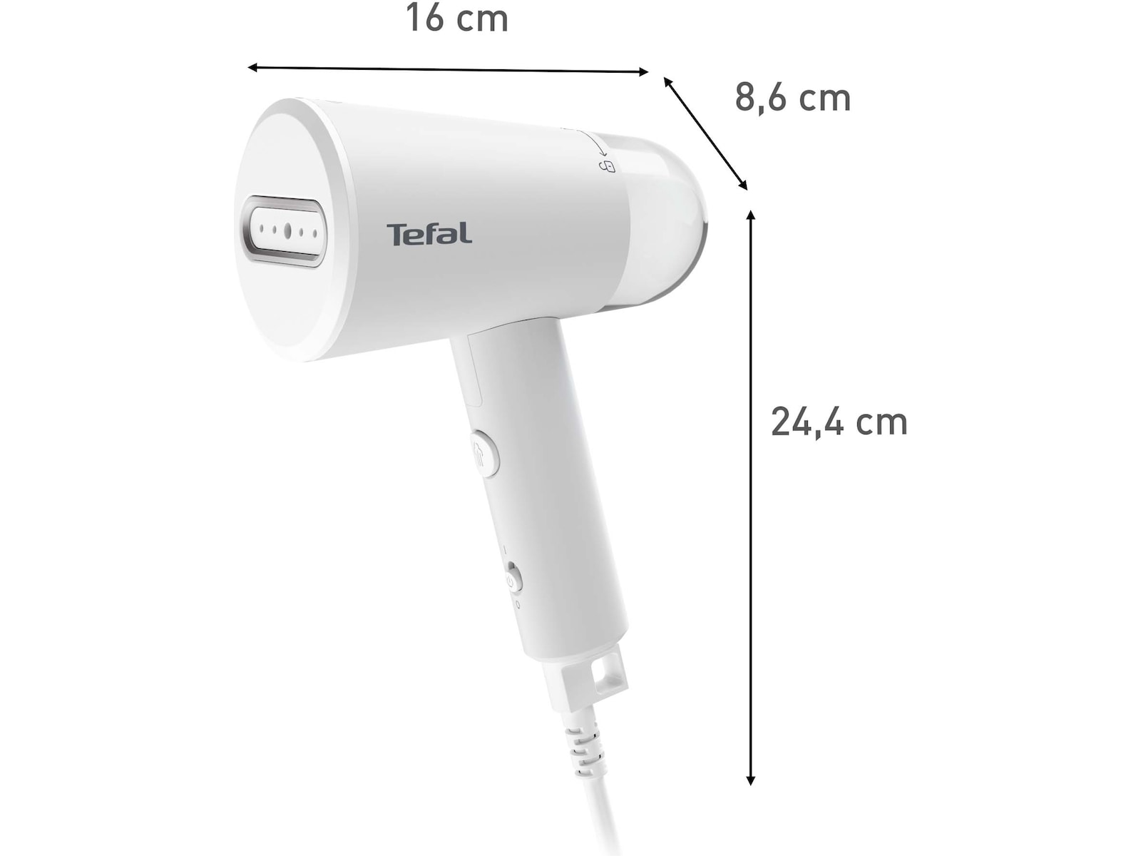Tefal Origin Travel Dampstrykejern Grå DT1020E1 1200 W Steamer