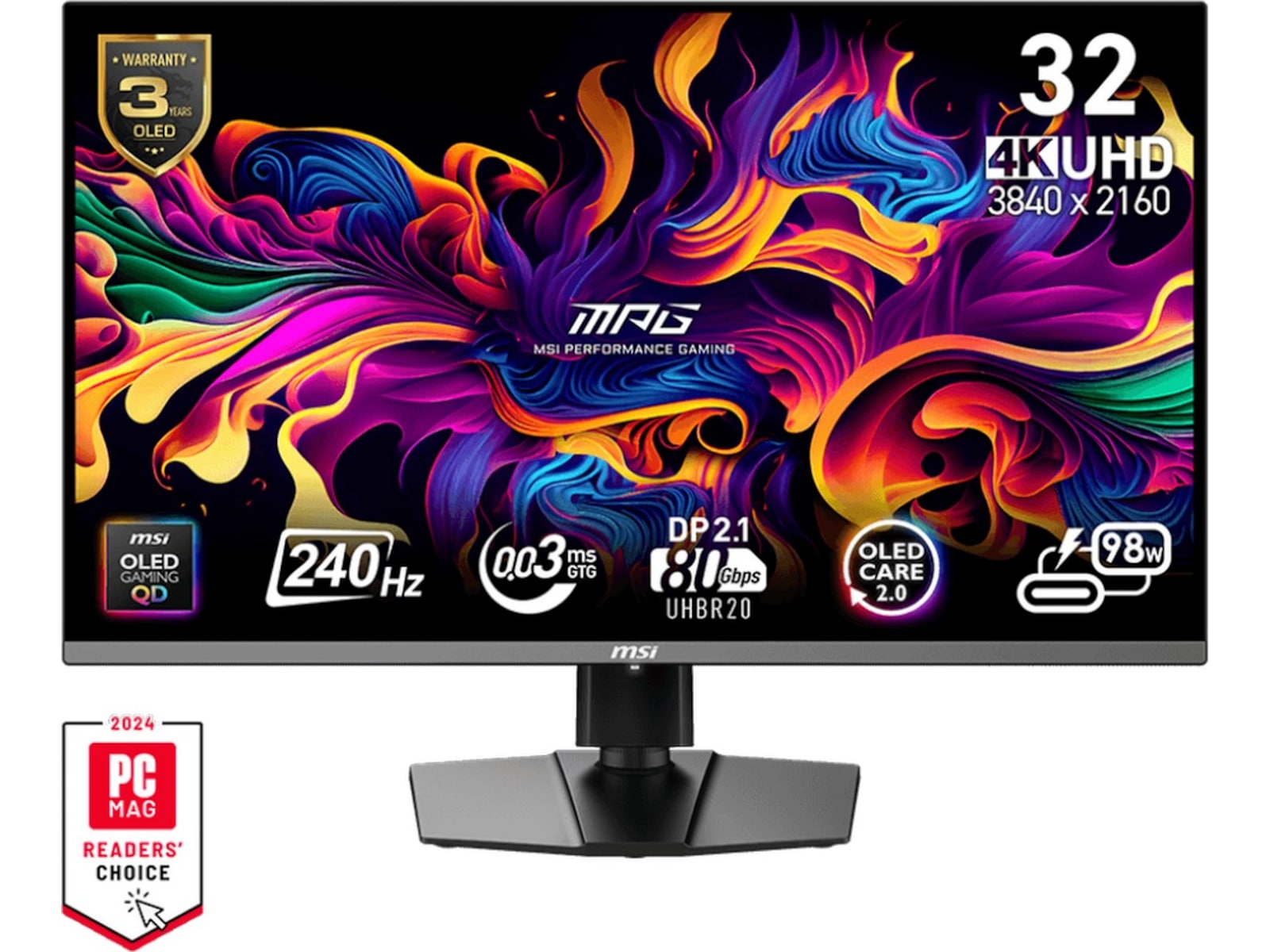 MSI 32" 4K gamingskjerm 322URX Gamingskjermer