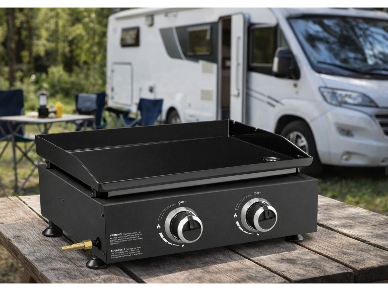 Austin and Barbeque AABQ Plancha bordgrill Grill