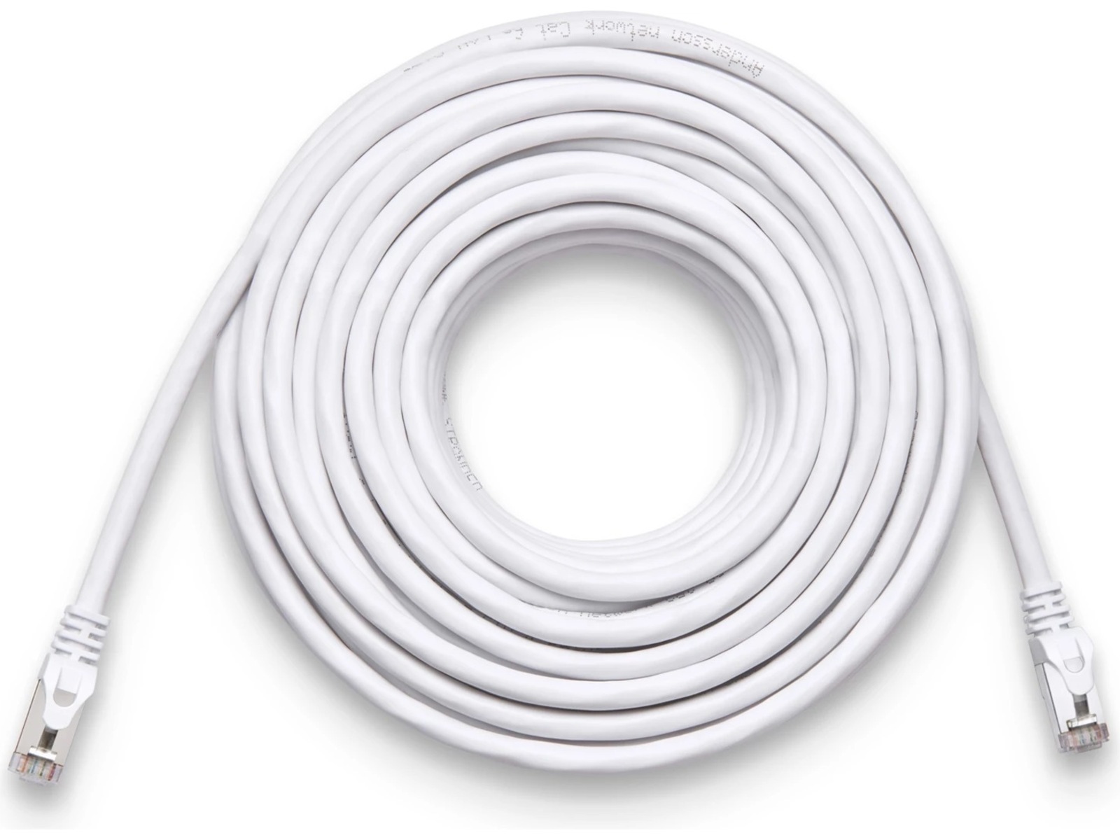 Nettverkskabel CAT6e 15m (hvit) Nettverkskabler